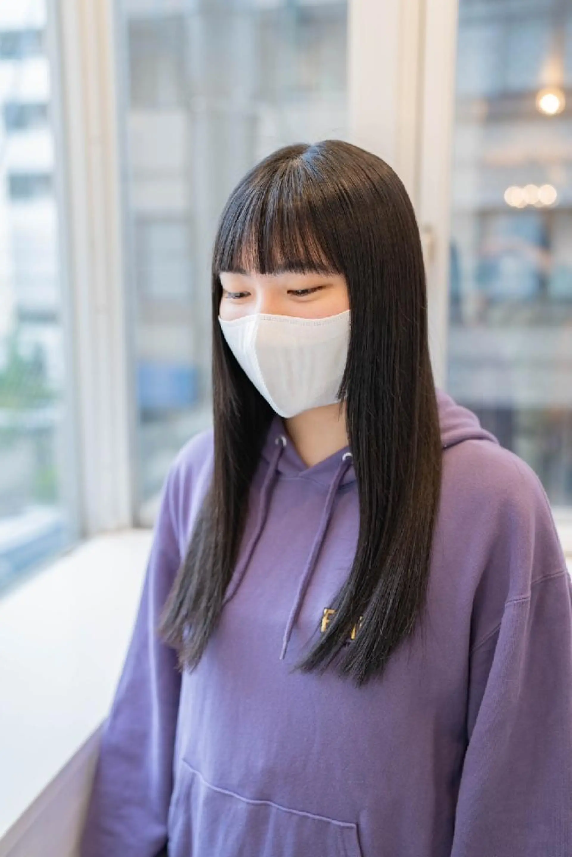 ロング パーマ カット 縮毛矯正 Lazo/ 原弥和子のヘアスタイル