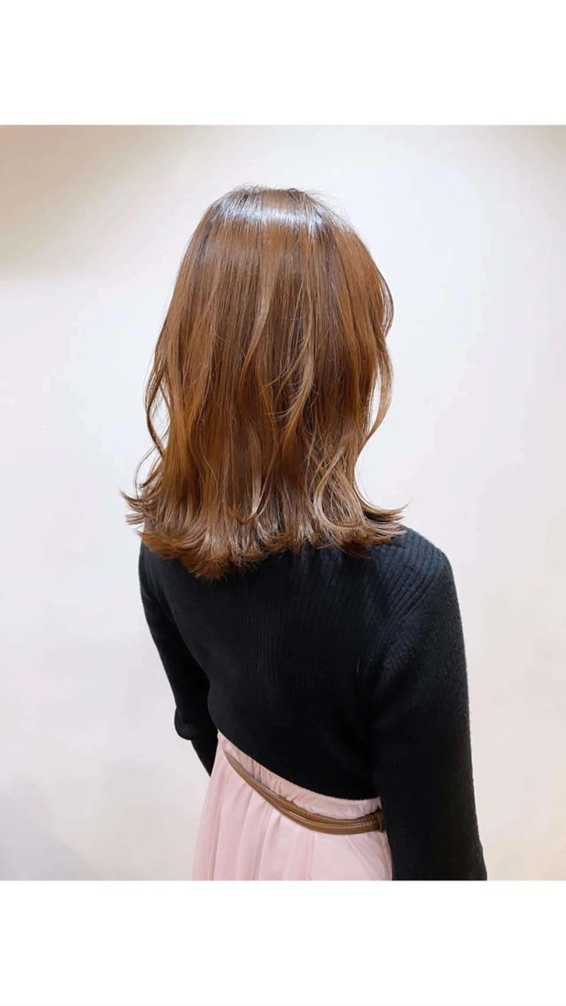 ミディアム カラー カット ヘアカラー トリートメント あずまぐち めぐみのヘアスタイル