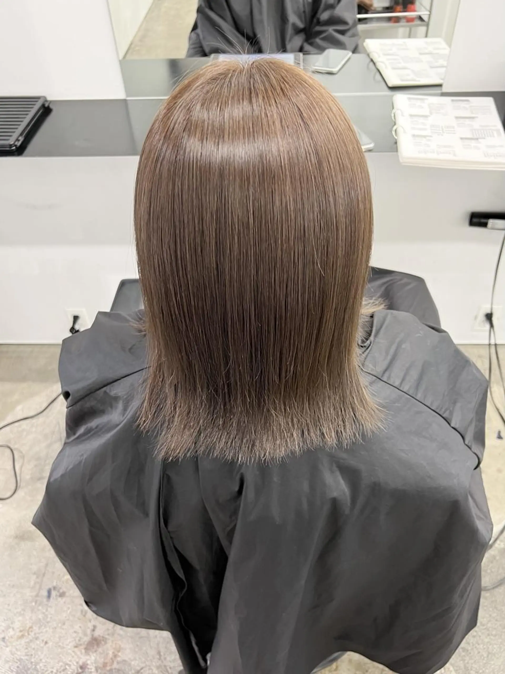 ミディアム カット ヘアカラー トリートメント ダブルカラー/ -KOKO-本八幡のヘアスタイル