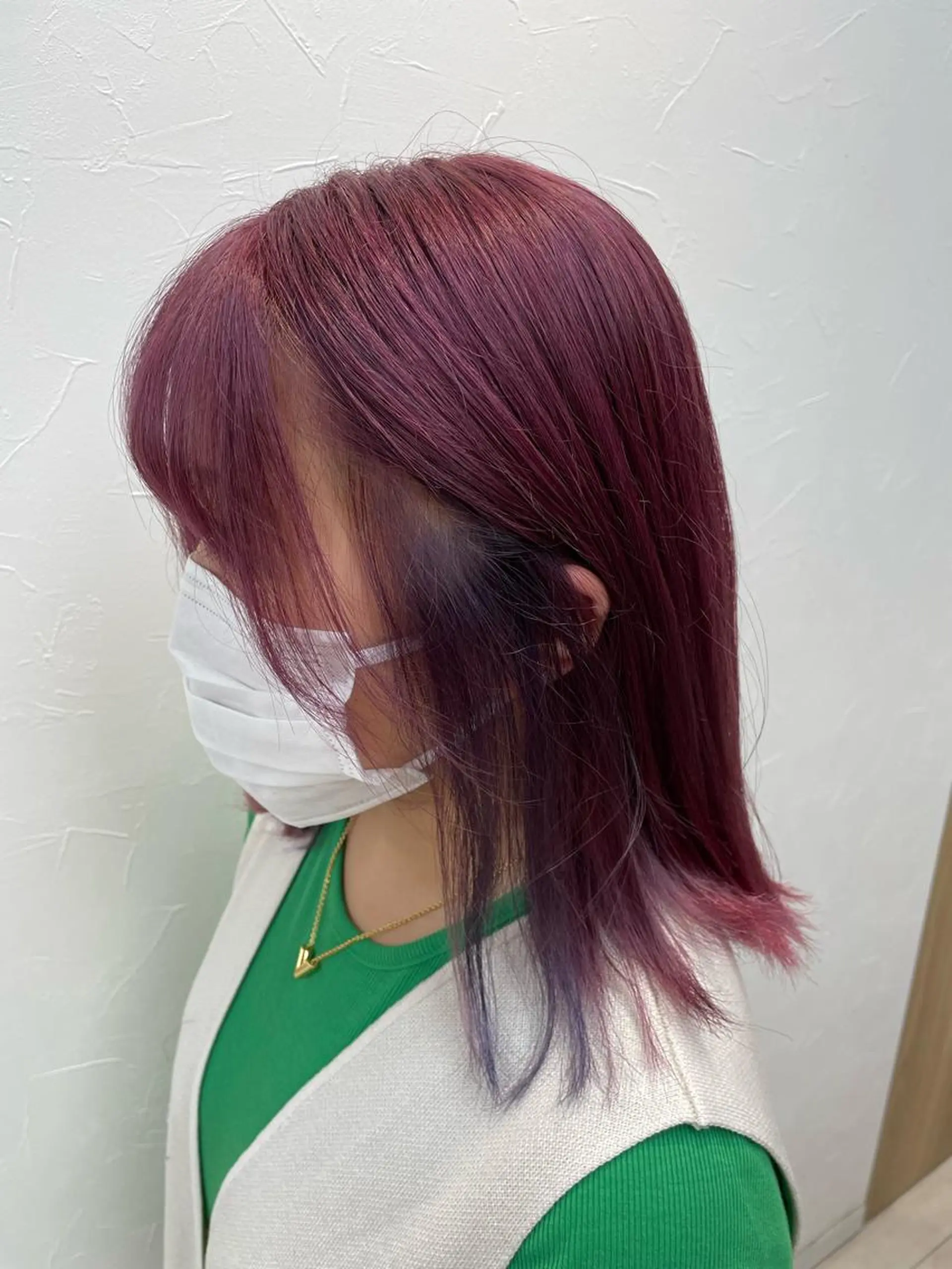 ミディアム カラー ブリーチパーマ🌍 正木天のヘアスタイル