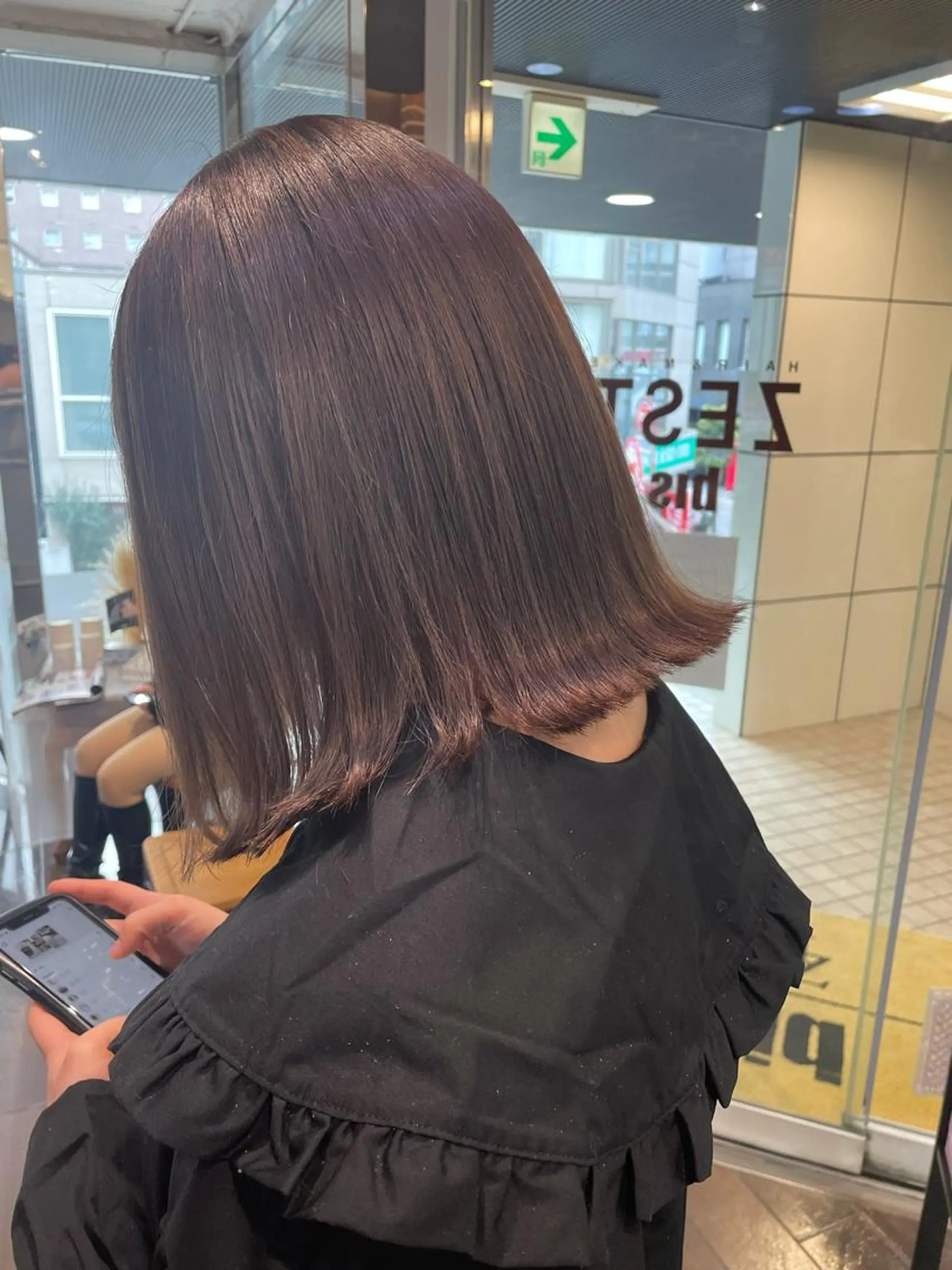 ミディアム ニュアンスネイル/ ボブ/まちゃこのヘアスタイル