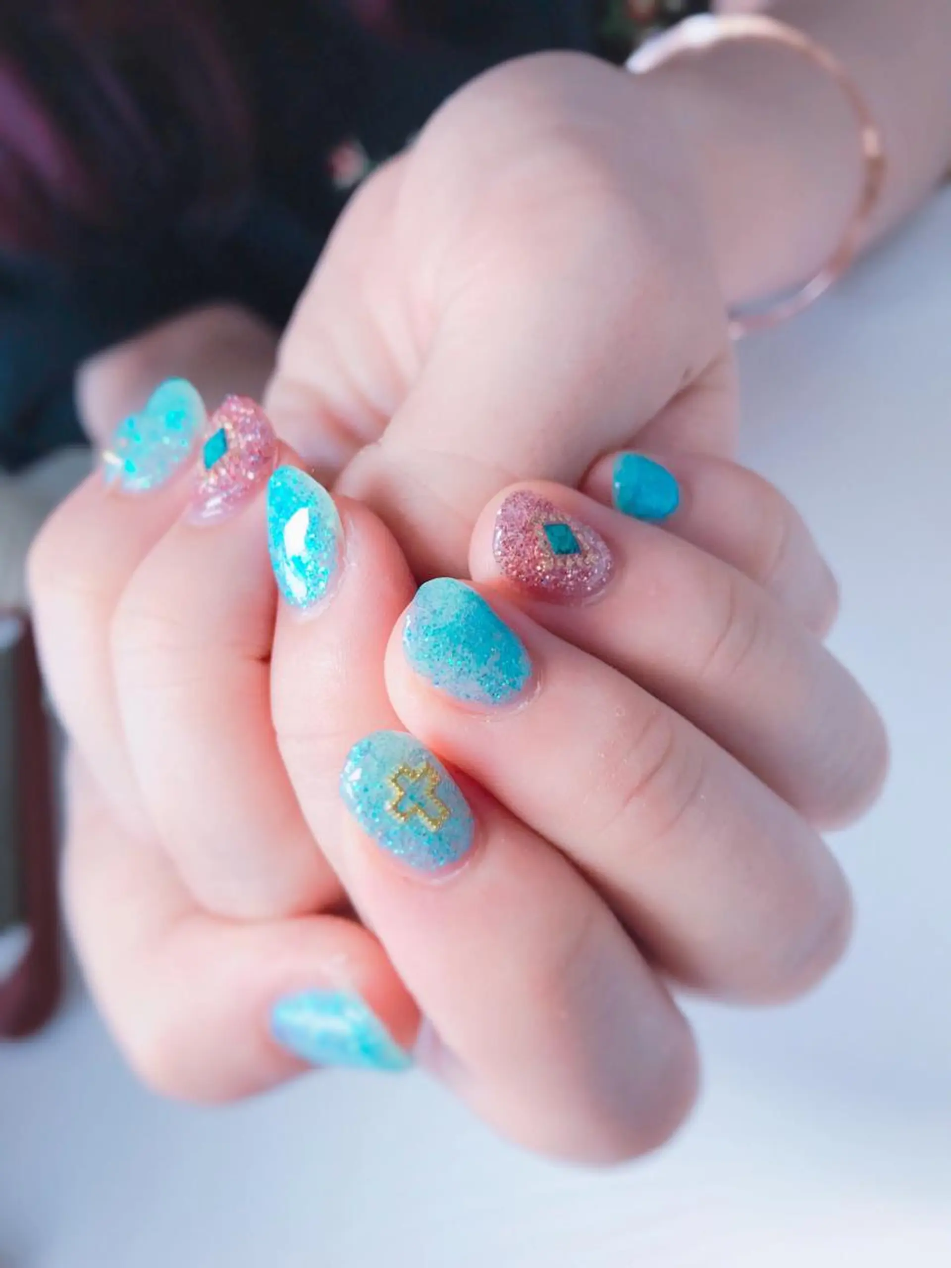 ネイル キラキラネイル 【カメレオン】 上村 祥子のその他イメージ