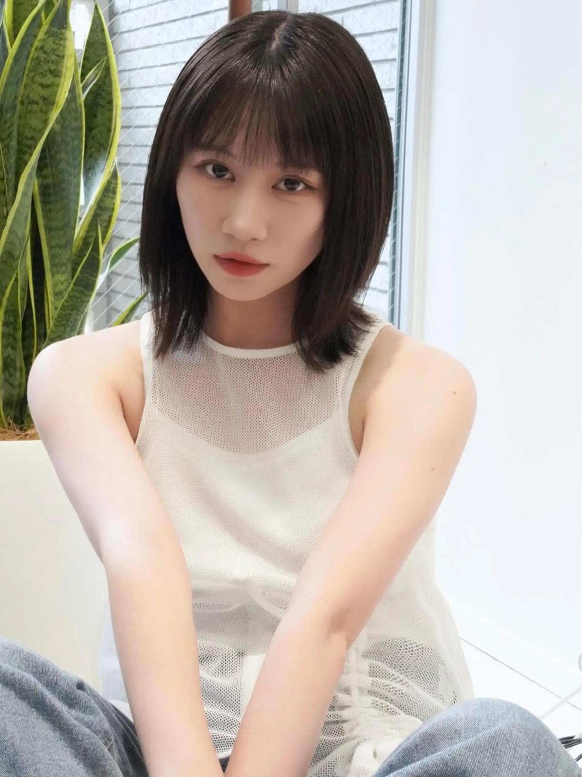 ミディアム カラー 韓国ヘア 店長NEGIのヘアスタイル