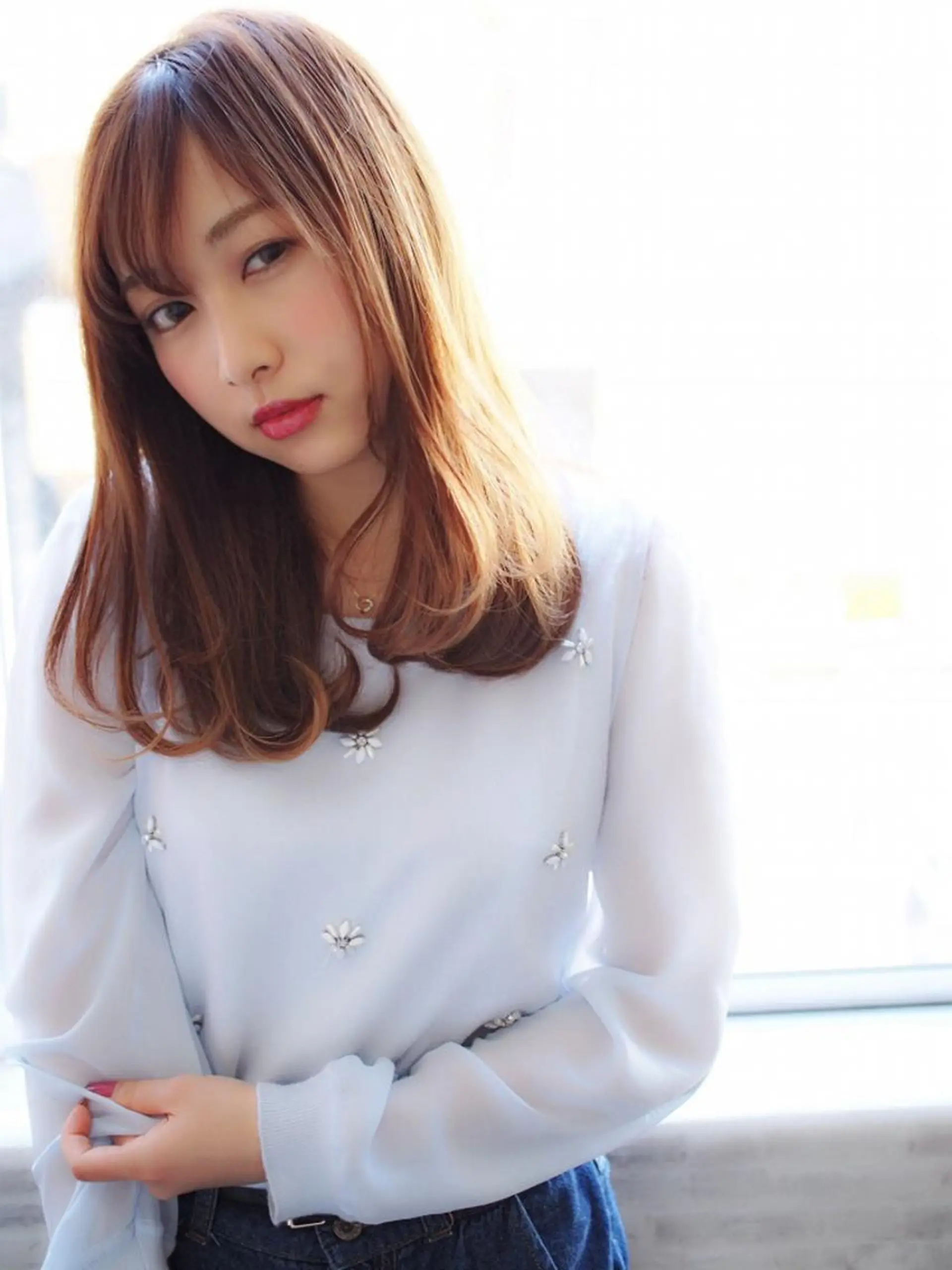 ミディアム ほさか しんごのヘアスタイル