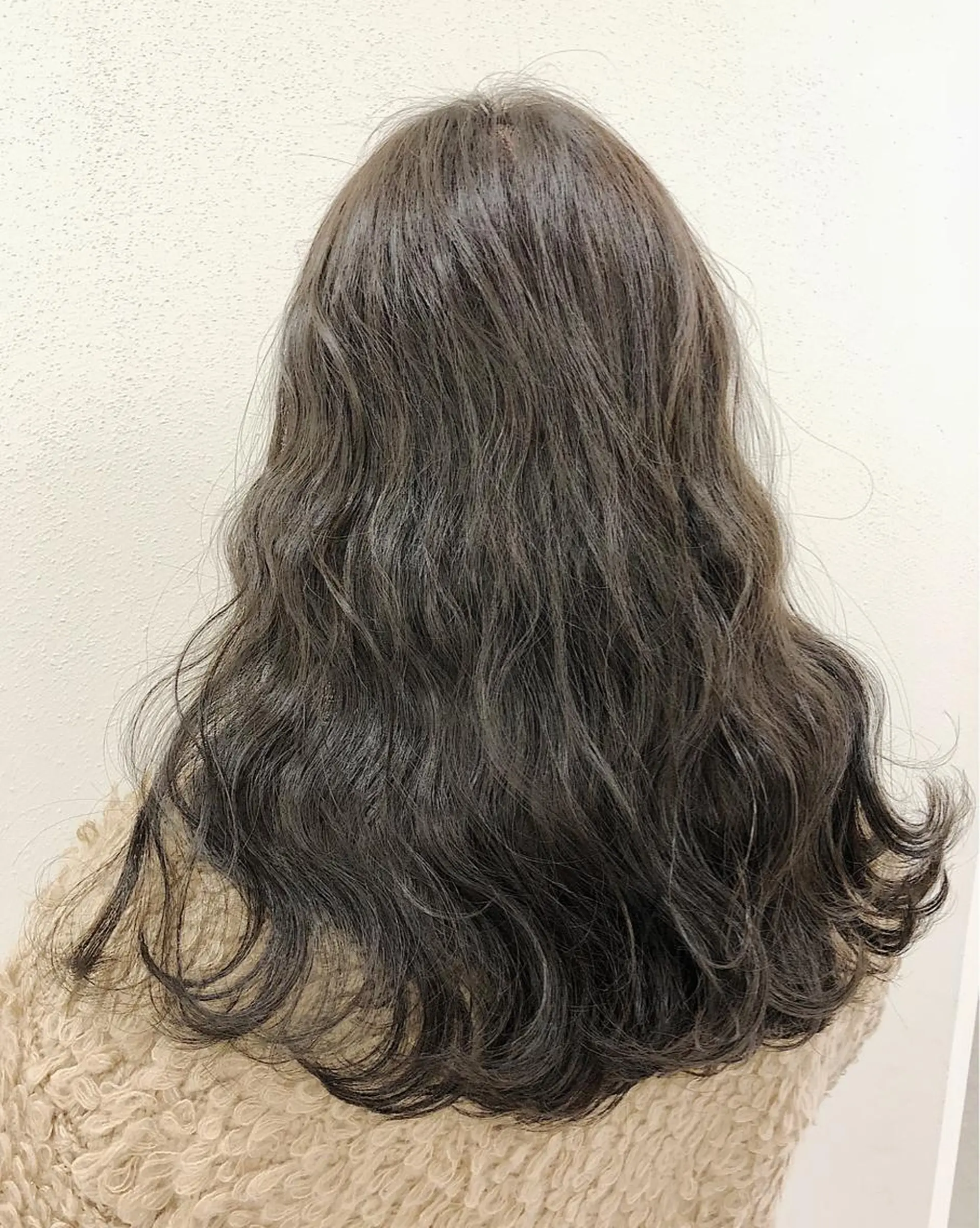 セミロング カラー グレージュ ノンダメージ髪質改善 カラー💎/KURAのヘアスタイル