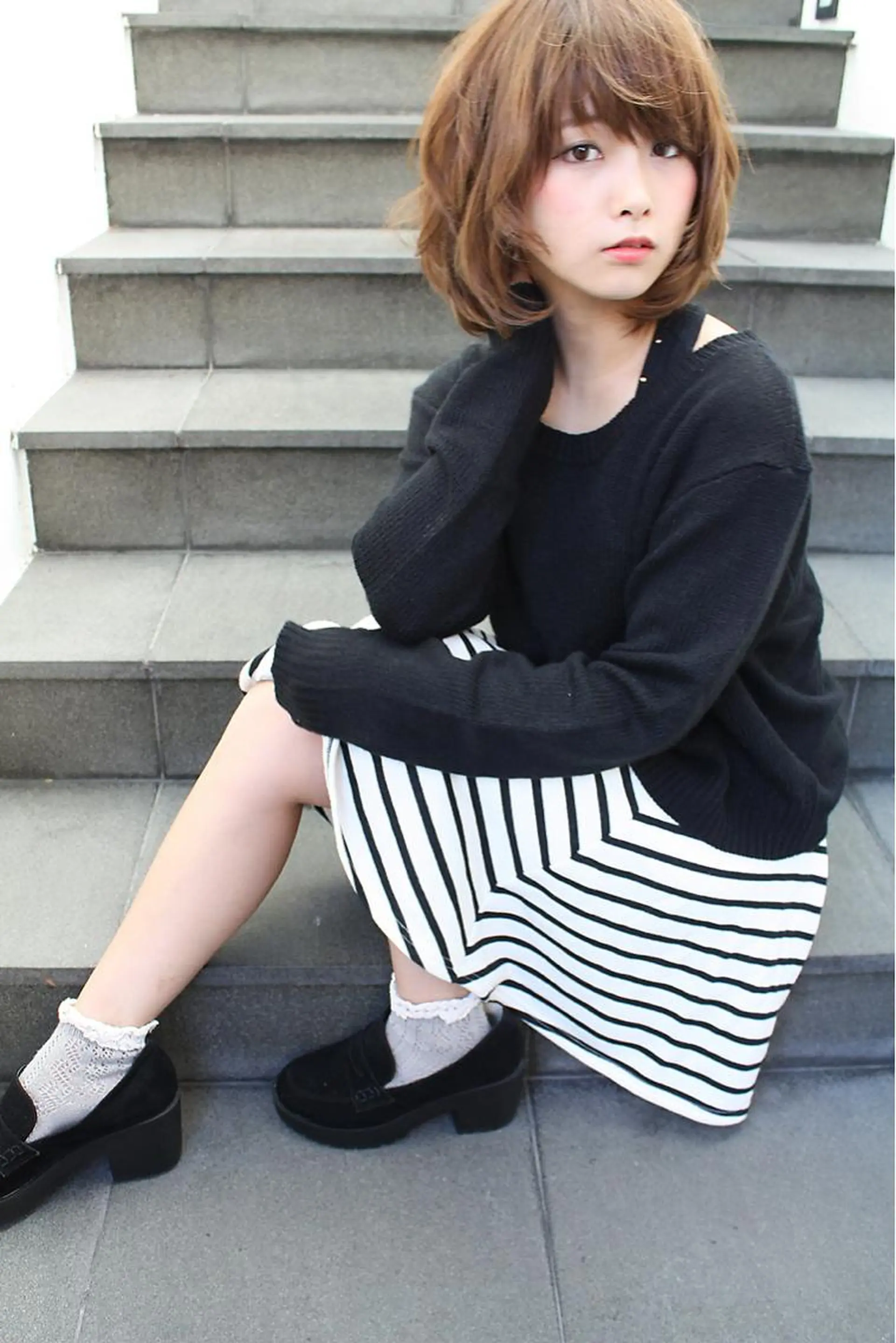 ショート くせ毛 髪質改善 縮毛矯正 トリートメント tuuli トゥーリのヘアスタイル