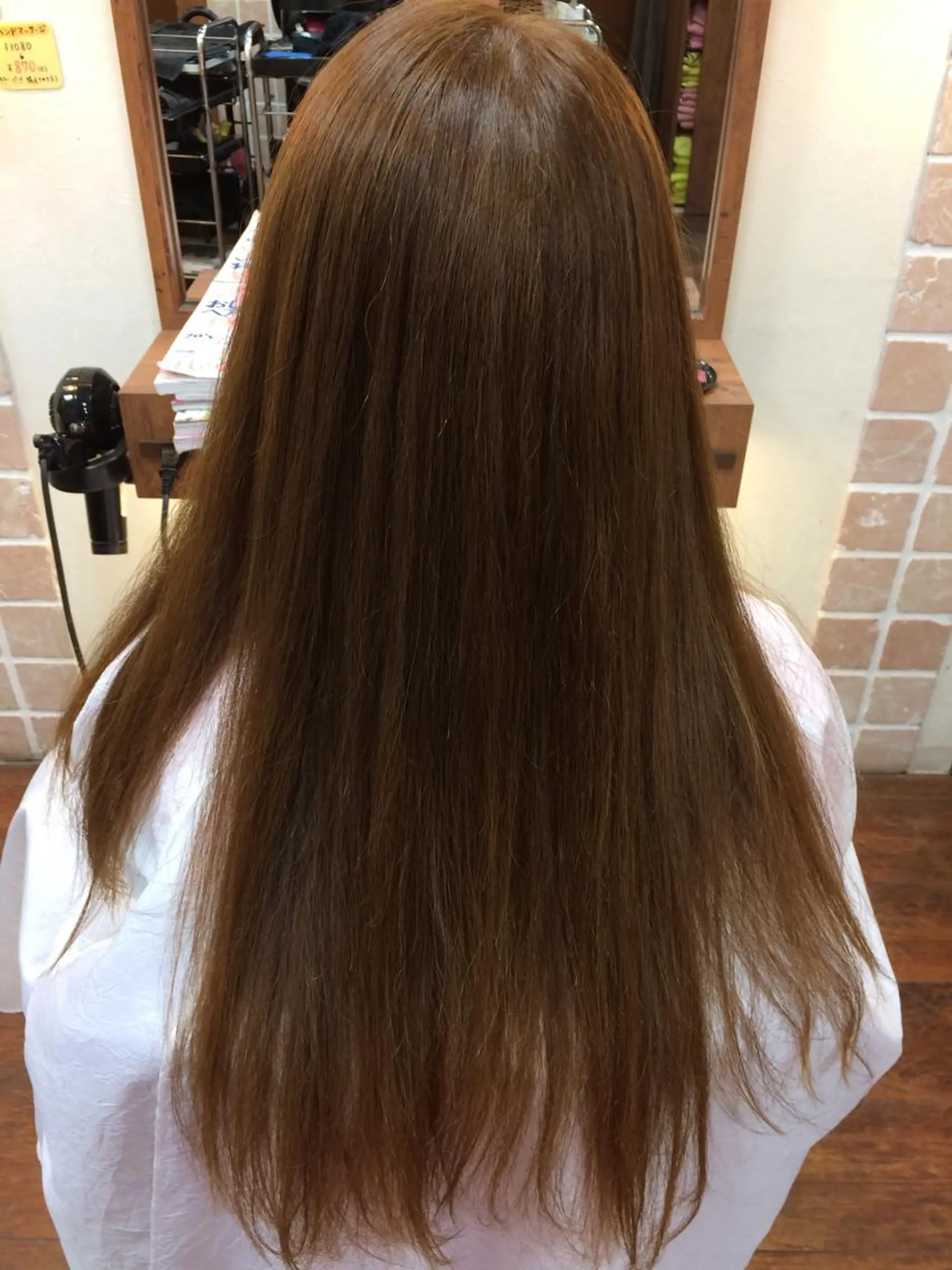 ロング カラー ブリーチ ブリーチなしカラー 村田 淳のヘアスタイル