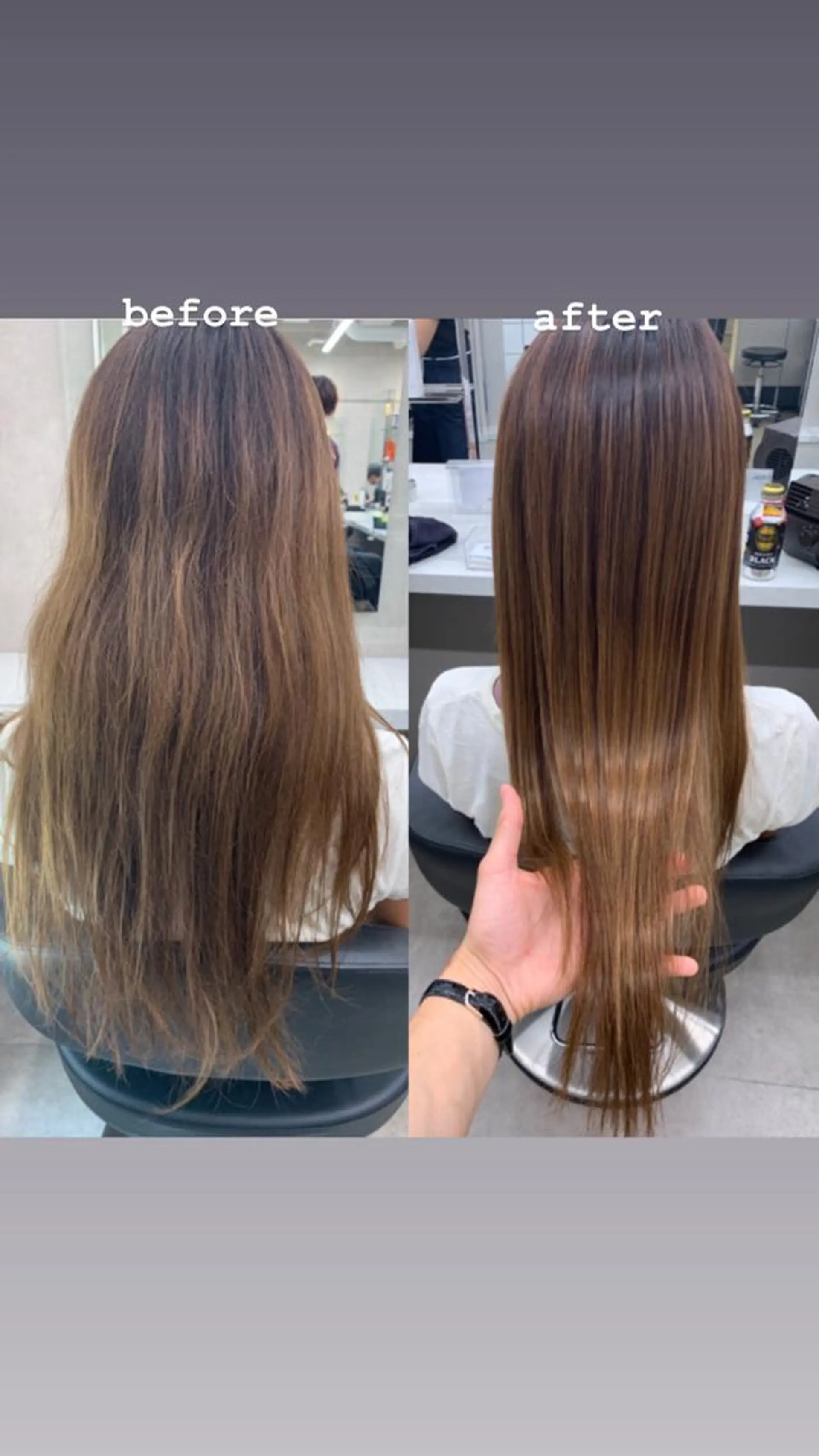 ロング カラー パーマ トリートメント カット ヘアカラー 縮毛矯正 トリートメント ブリーチ縮毛矯正 ／髪質改善／KEIのヘアスタイル