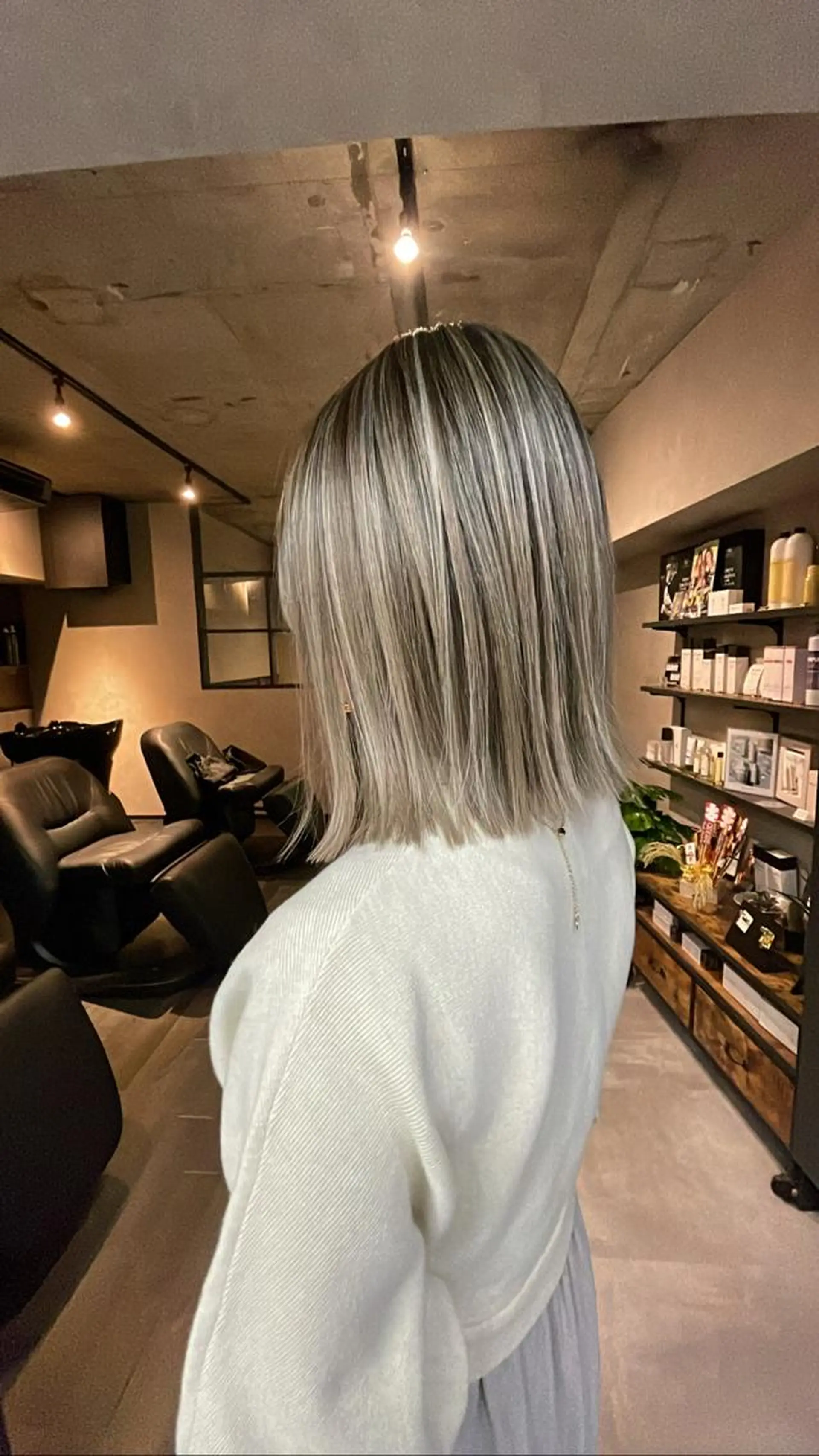 ミディアム カラー パーマ ヘアアレンジ メンズ キッズ ネイル マツエク・マツパ アイブロウ etora 目黒のヘアスタイル