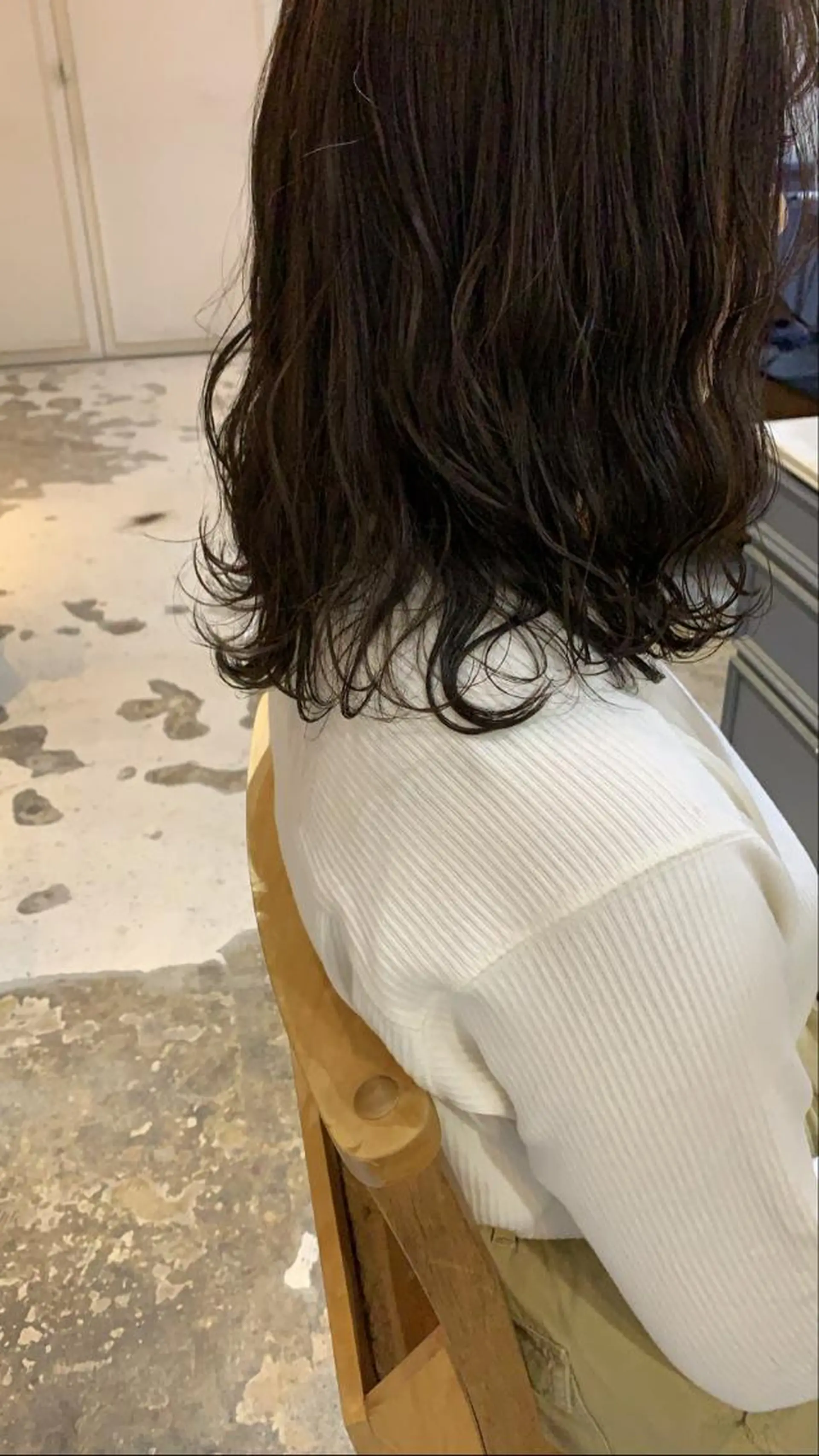 ミディアム カット ヘアカラー トリートメント ダブルカラー/透明感 💈JUNYA💈のヘアスタイル