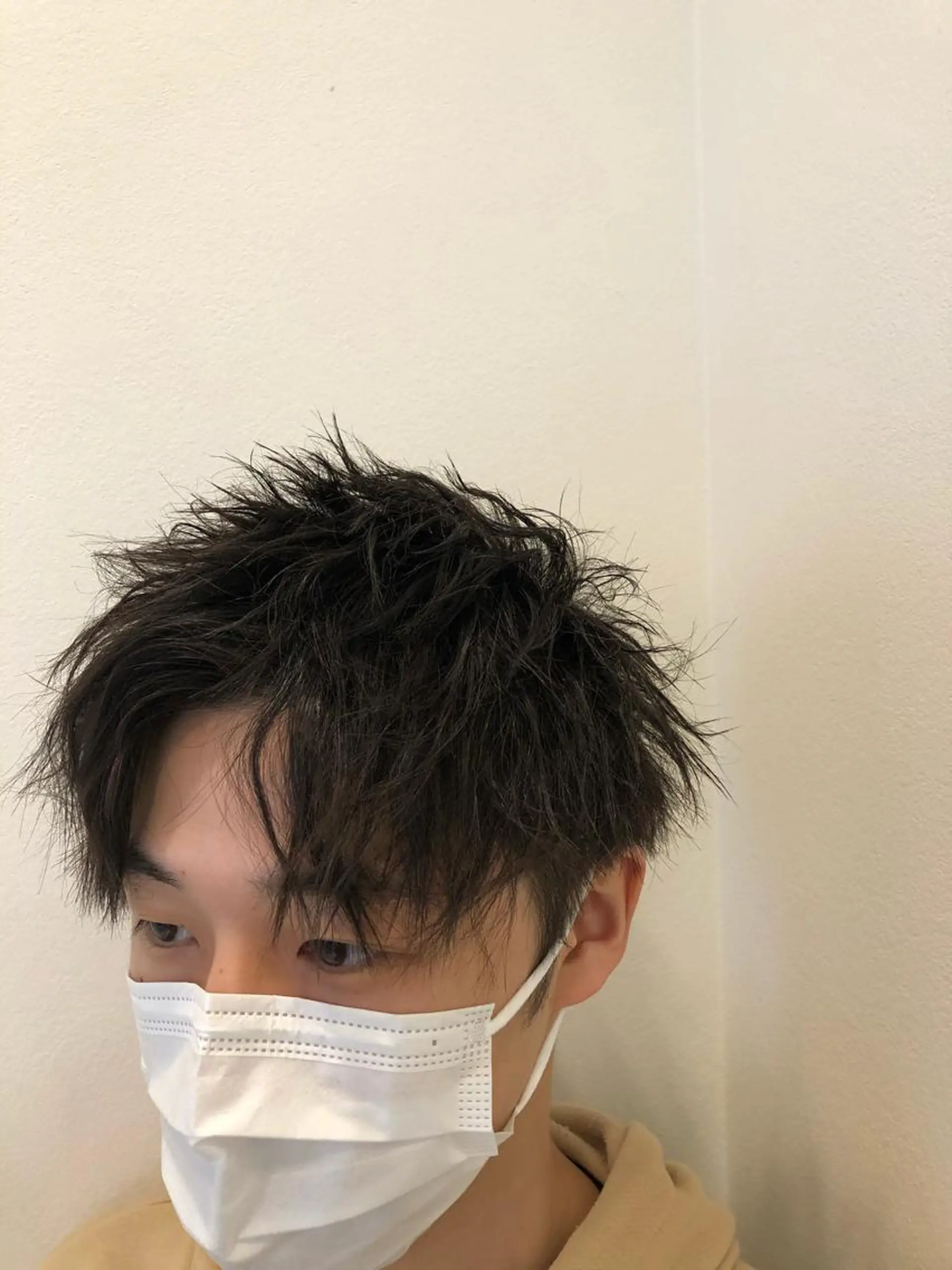 メンズ マッシュ カット 神田 澪史のヘアスタイル