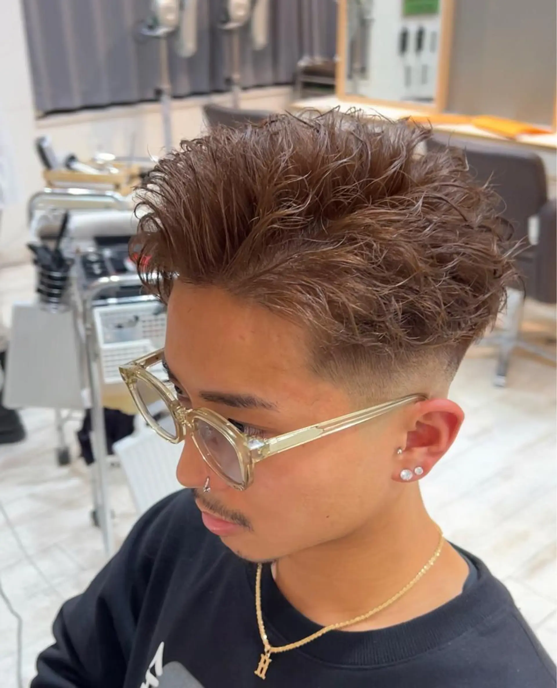 ショート パーマ メンズ 💈men's💈 satoru中目黒のヘアスタイル