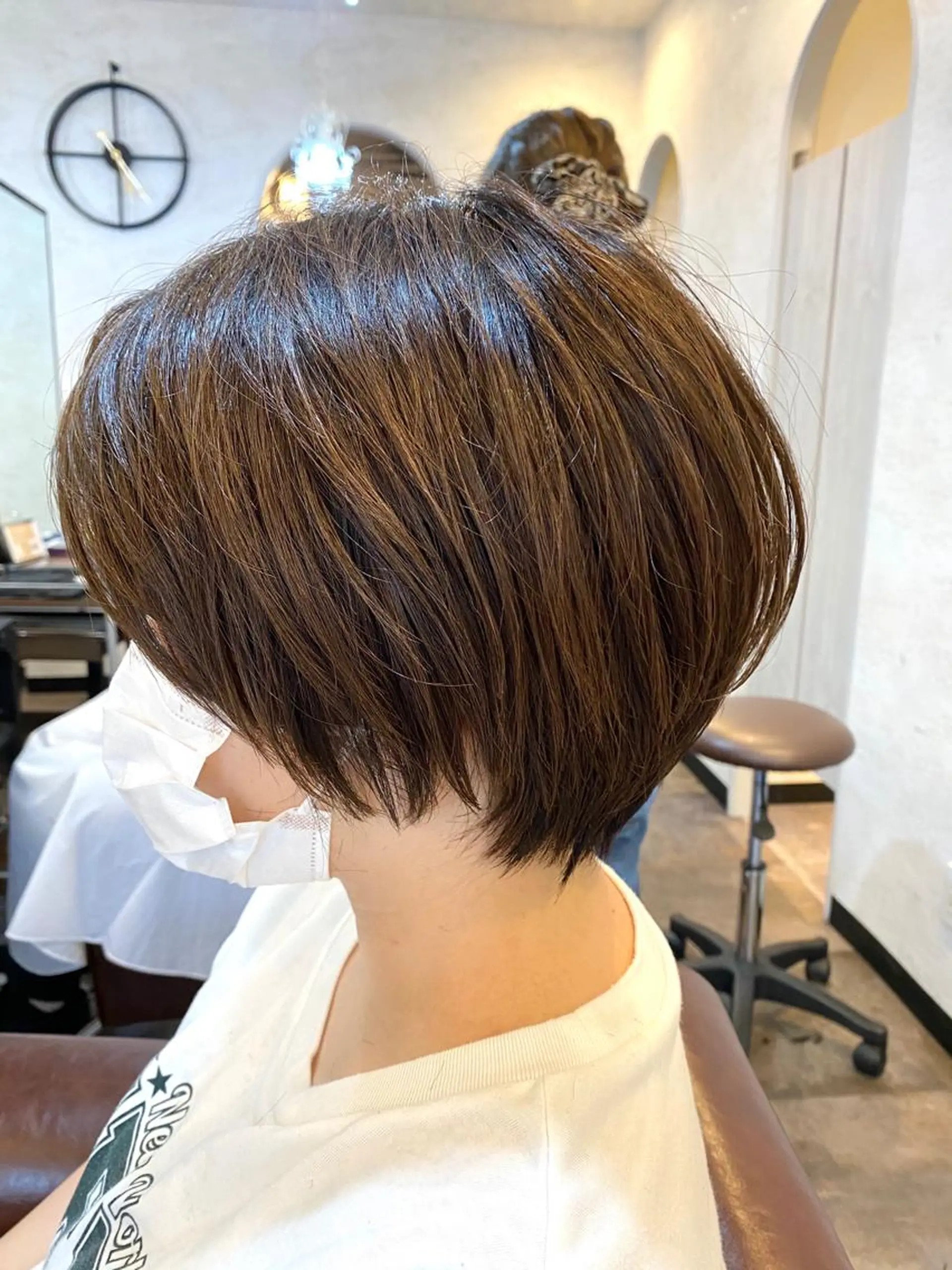 ショート カラー ⭐️ショート⭐️美髪 矯正⭐️水口陸のヘアスタイル