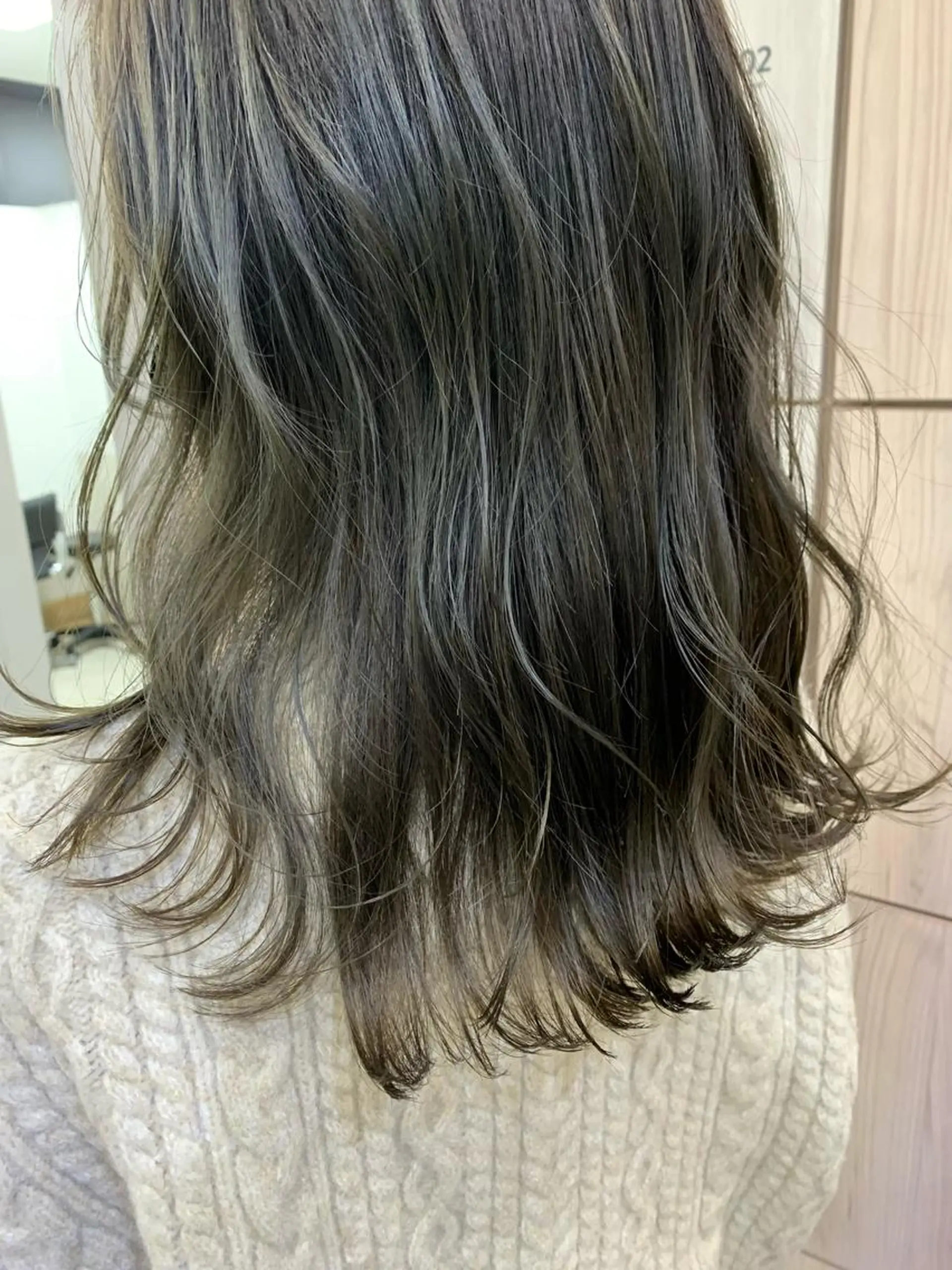 ミディアム ヘアカラー フリーランス　美容師 cayocoのヘアスタイル