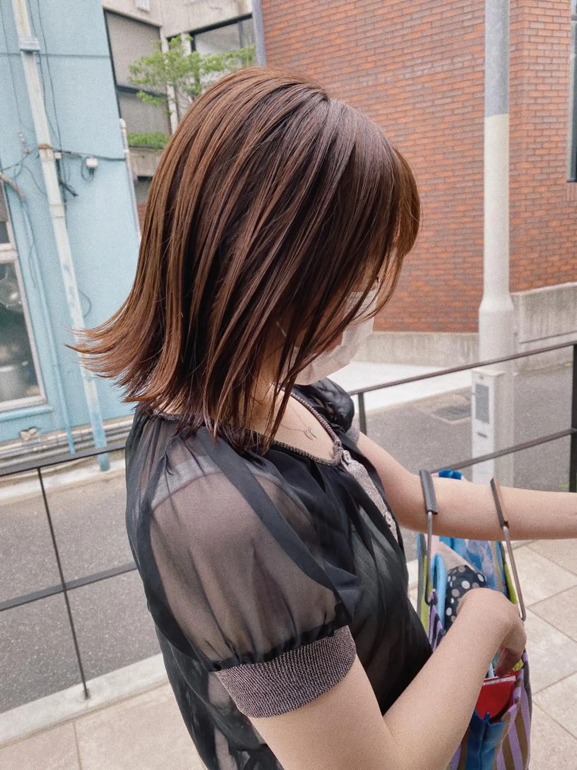 ミディアム ヨシモトリョウ 髪質改善/美髪のヘアスタイル