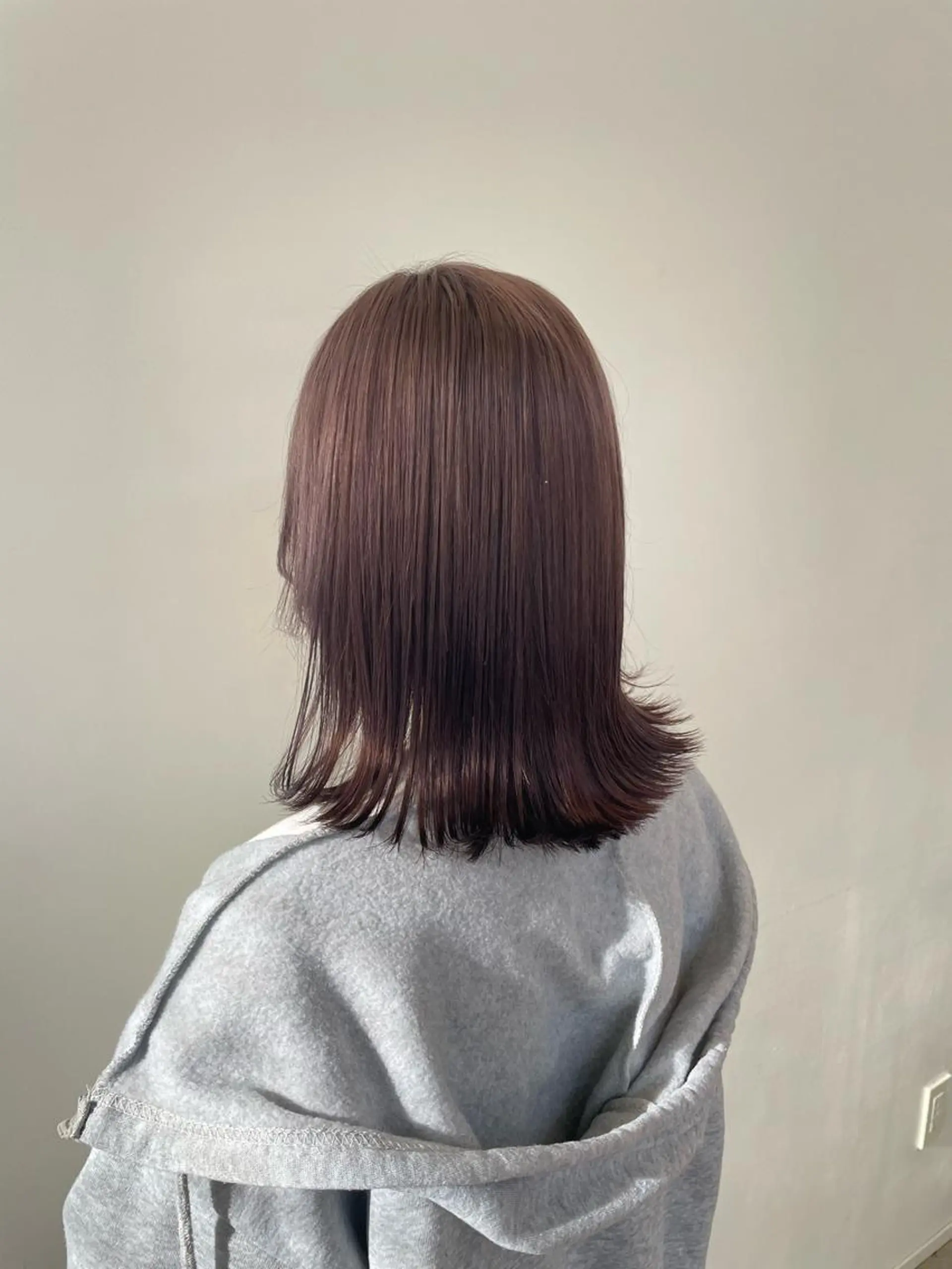 ミディアム ピンクラベンダー 中西倖 トップスタイリストのヘアスタイル