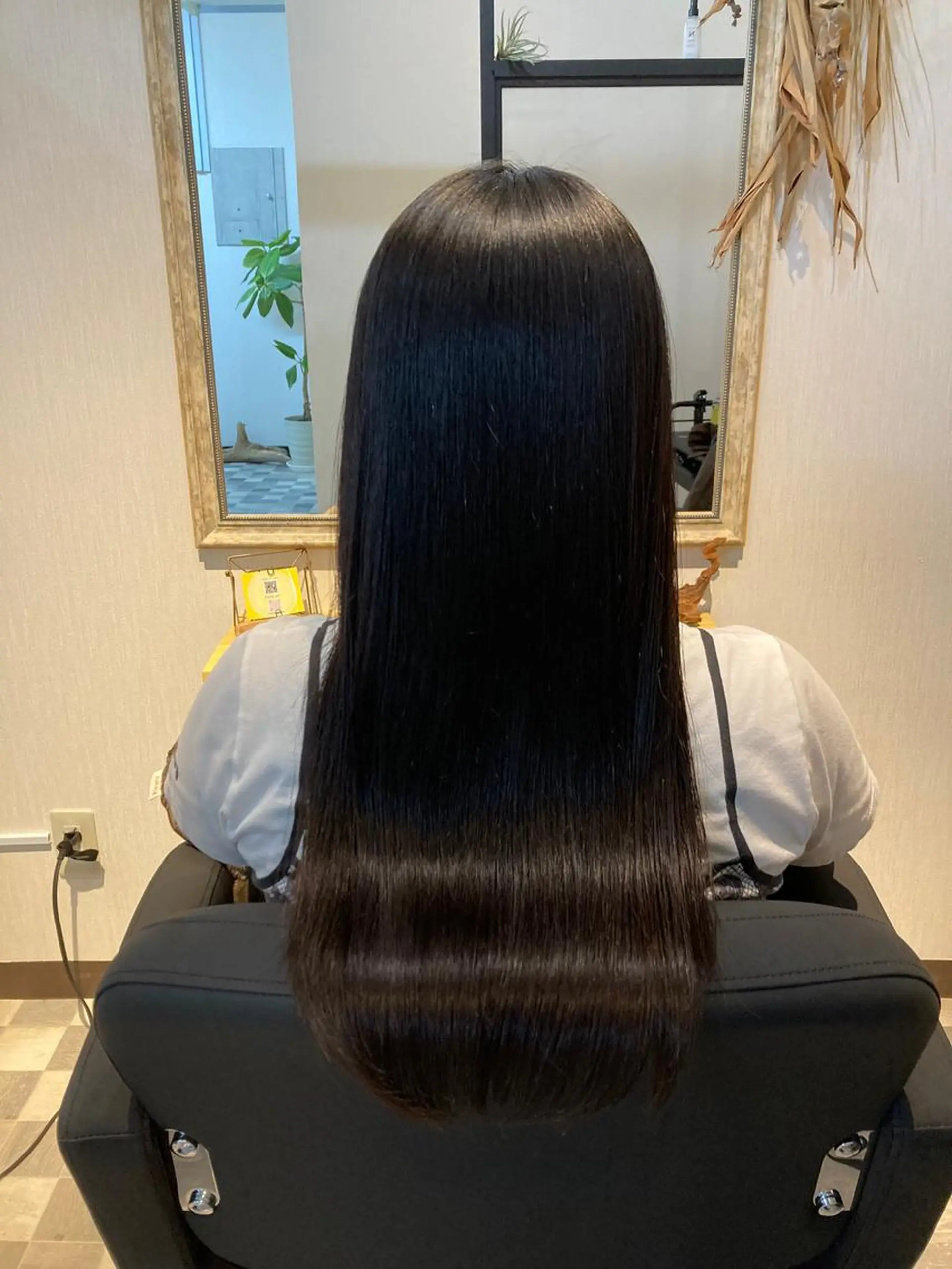 ロング カット 縮毛矯正 トリートメント ヘッドスパ Holidays sharesaronのヘアスタイル