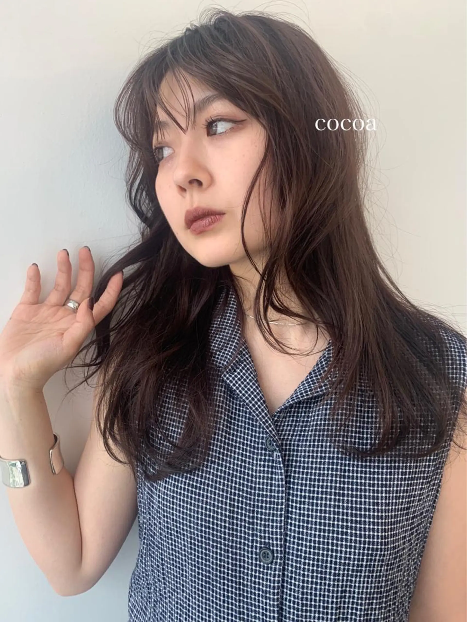 カラー ラベンダー/レイヤー スタイル🤎mamiのヘアスタイル