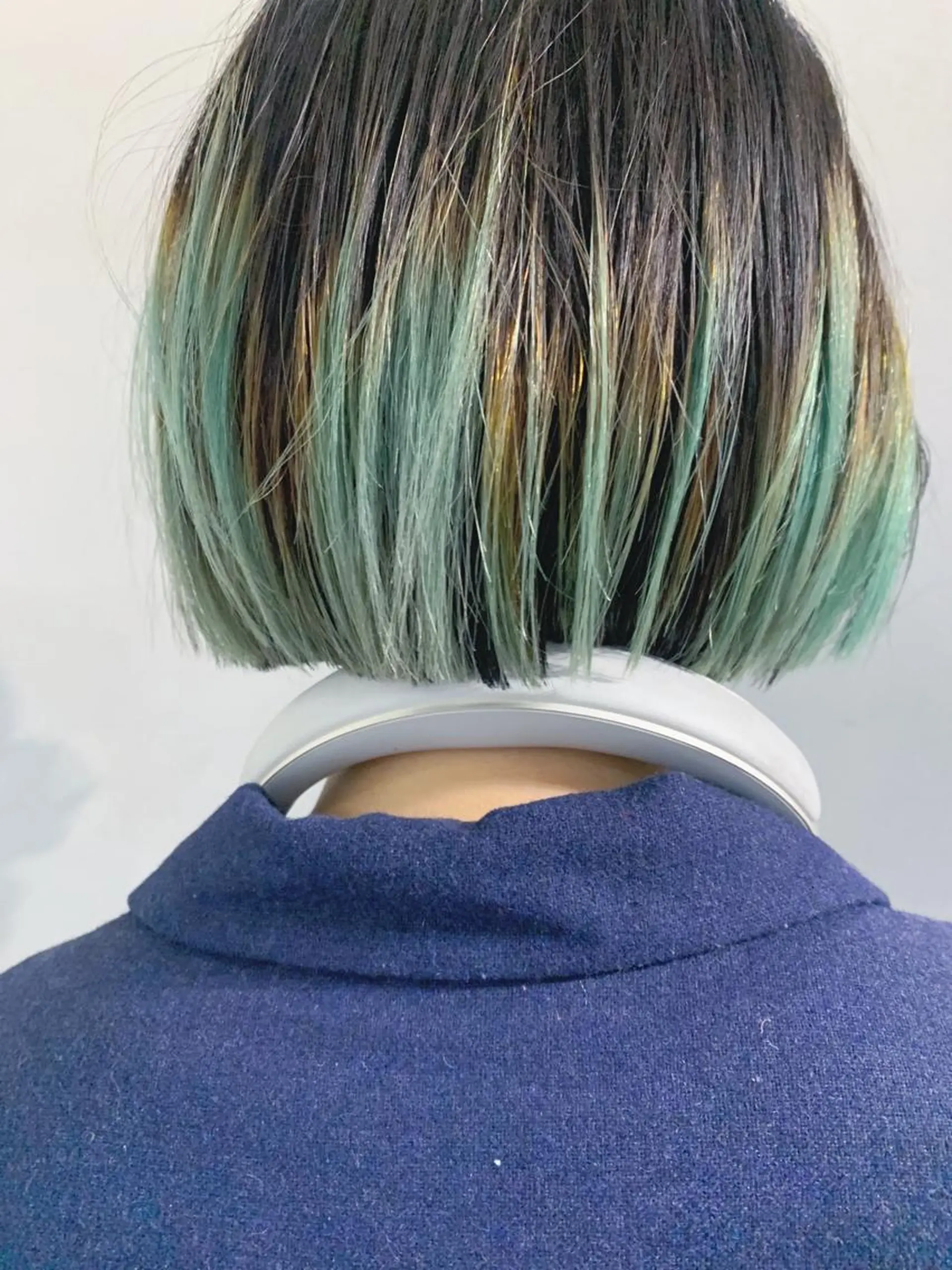 ショート カラー ボブパーマコテ巻き風 パーマNo1深江秀平のヘアスタイル