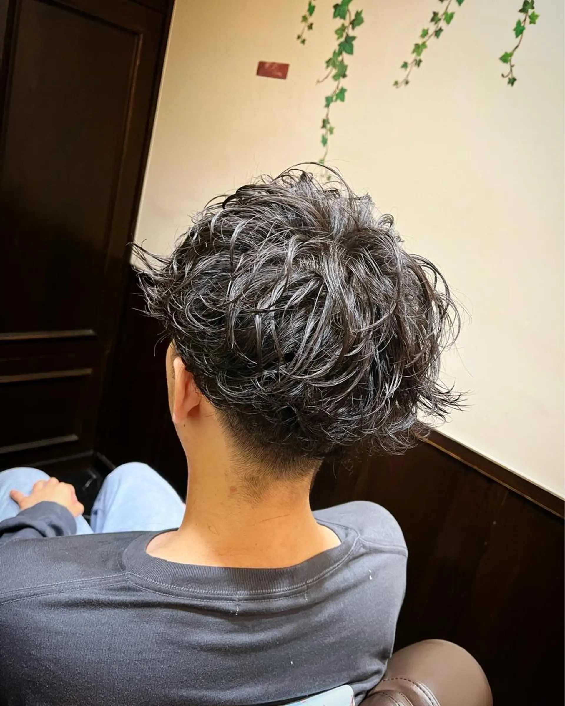 ショート パーマ メンズ カット パーマ ひらお あおとのヘアスタイル
