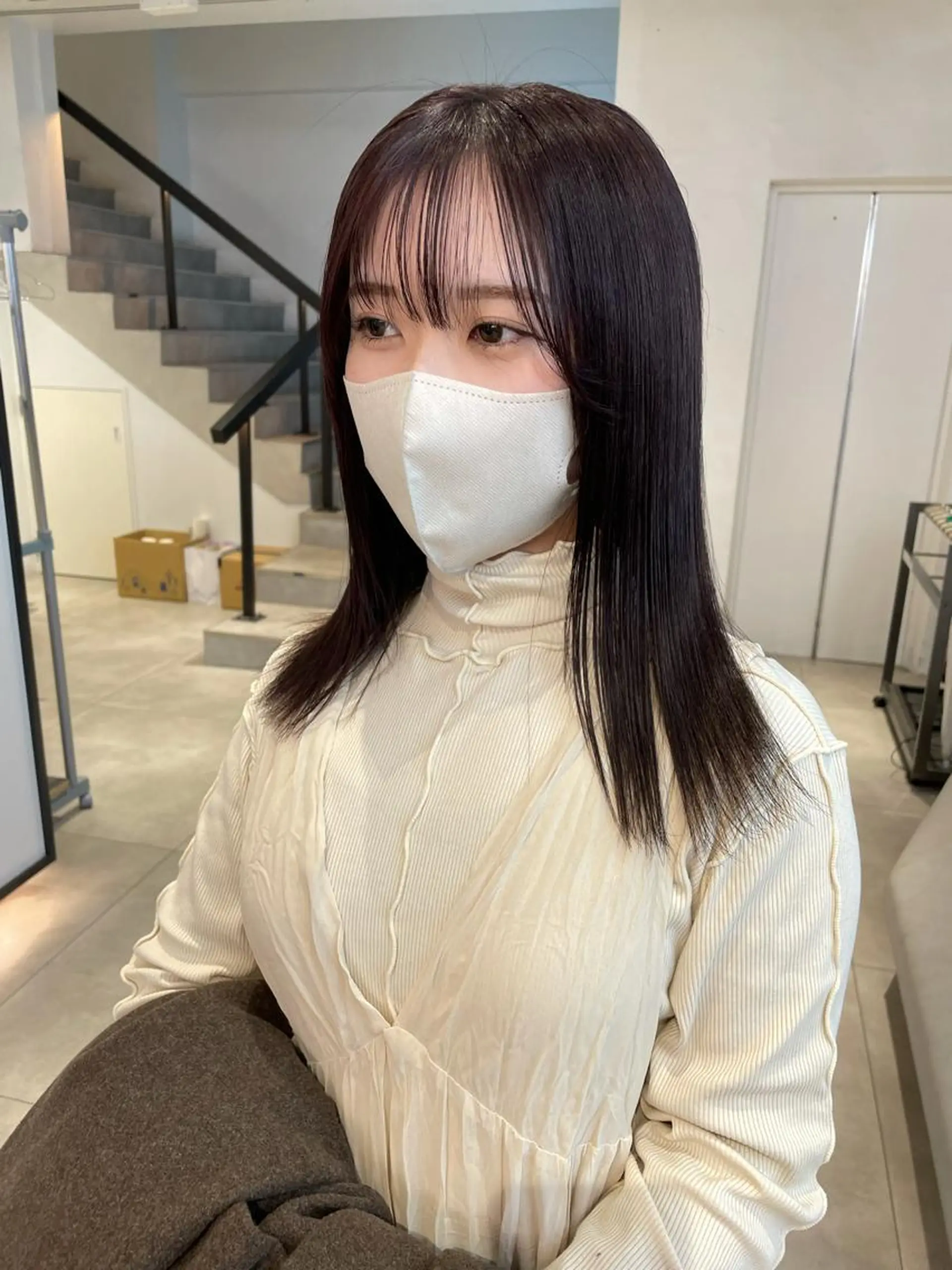 カラー ヘアカラー トリートメント 🎀ボブ＋ハイトーン シュカ👶🏻のヘアスタイル