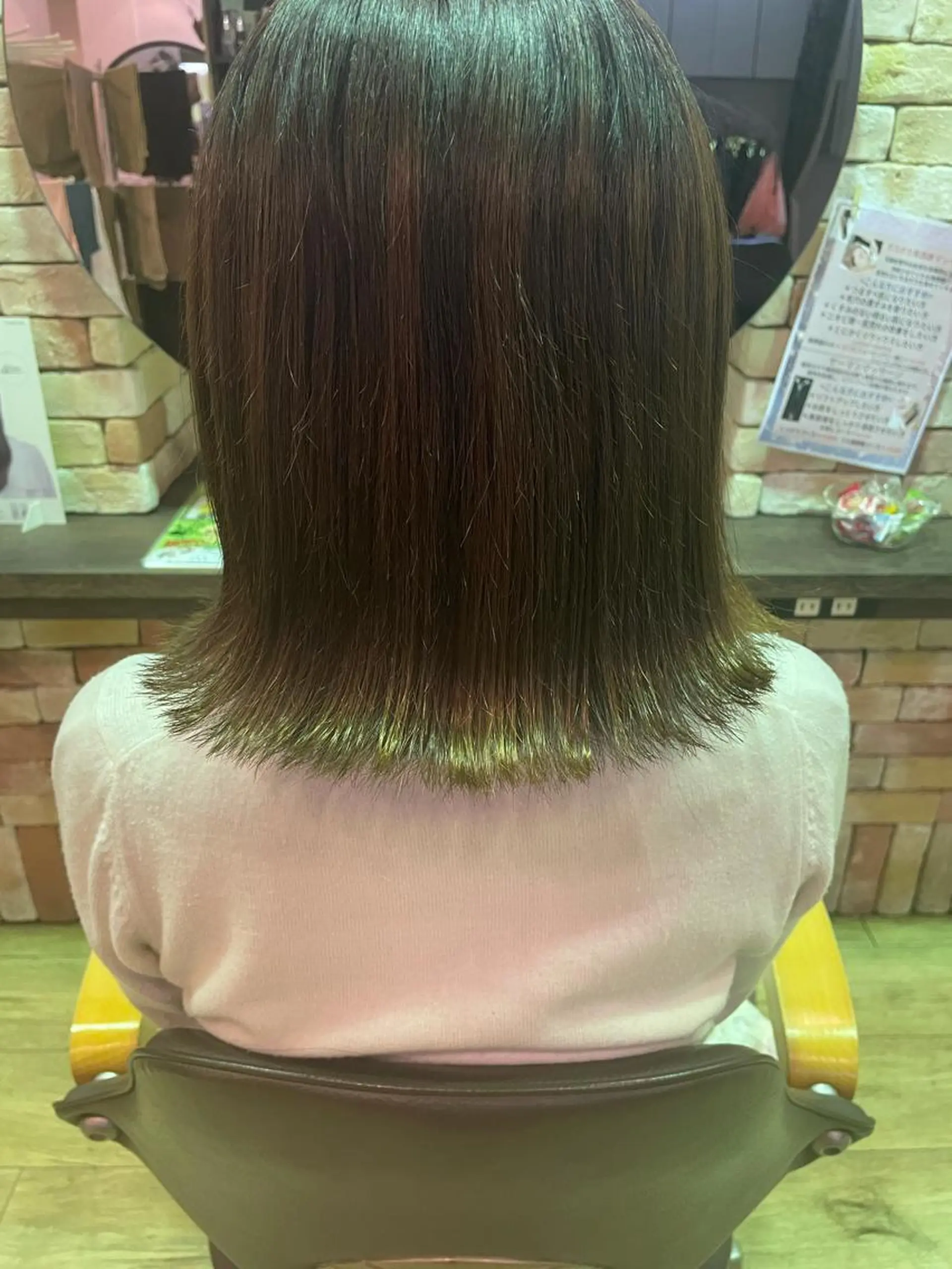 ミディアム hair make echo滿木あい花のヘアスタイル