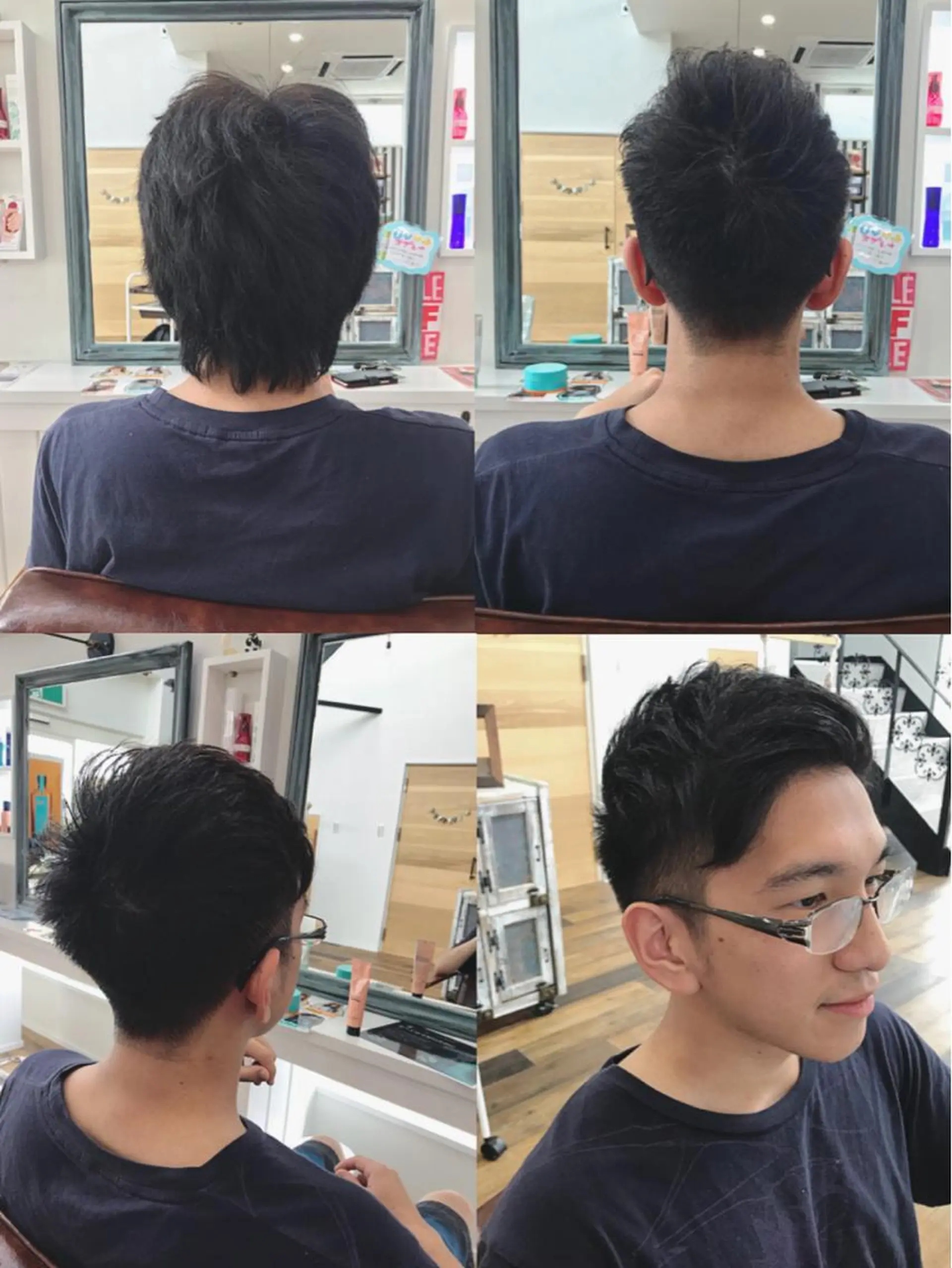 ショート カラー パーマ ヘアアレンジ メンズ 豊橋美容院 ソンリエのヘアスタイル