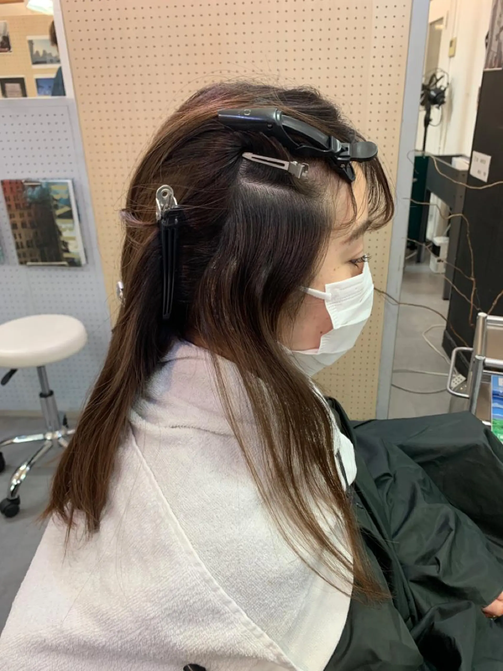 セミロング 艶髪color💎髪 質改善ストレート大吉のヘアスタイル