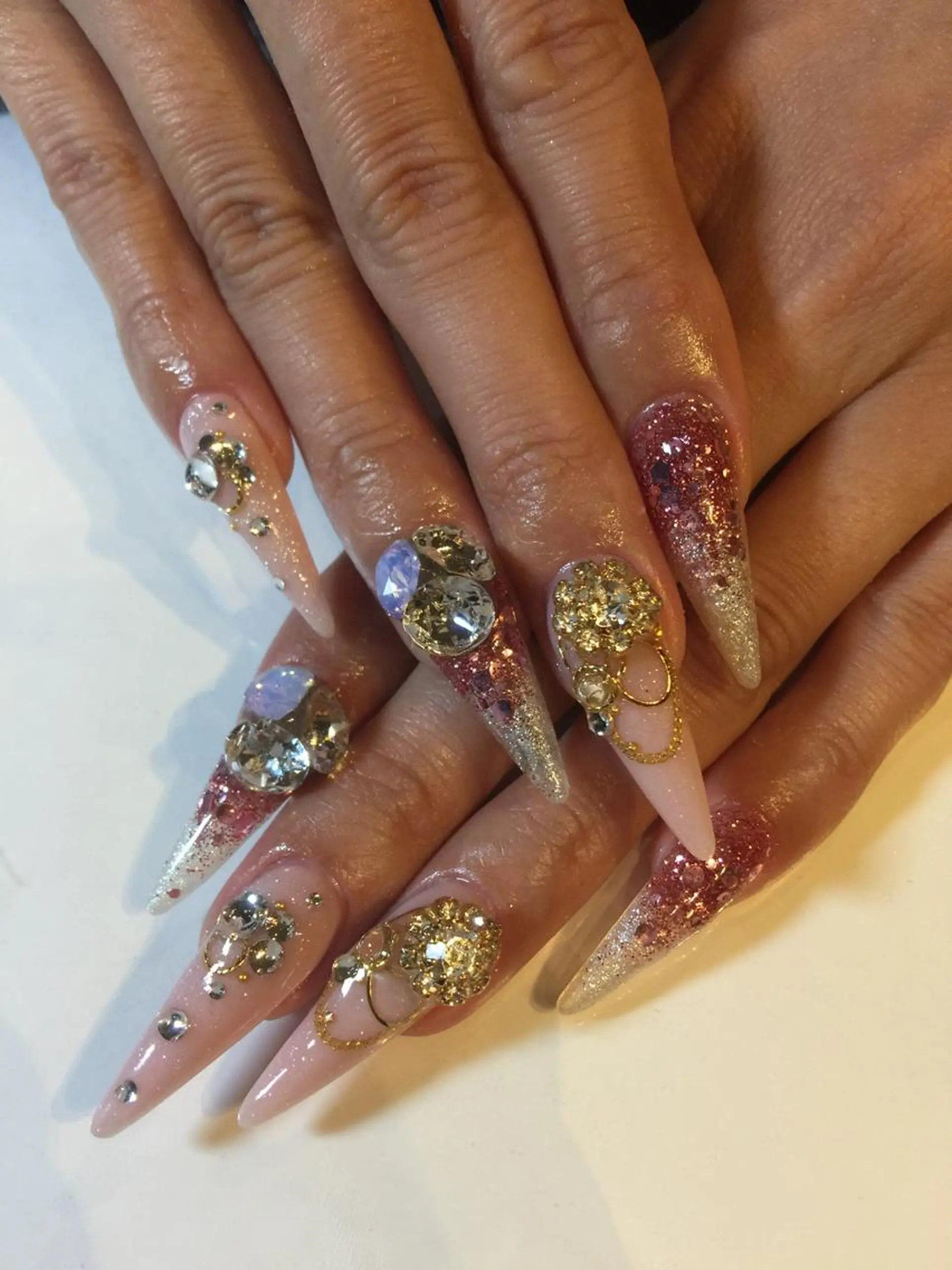 ネイル スカルプネイル chatblanc ♡のネイルデザイン