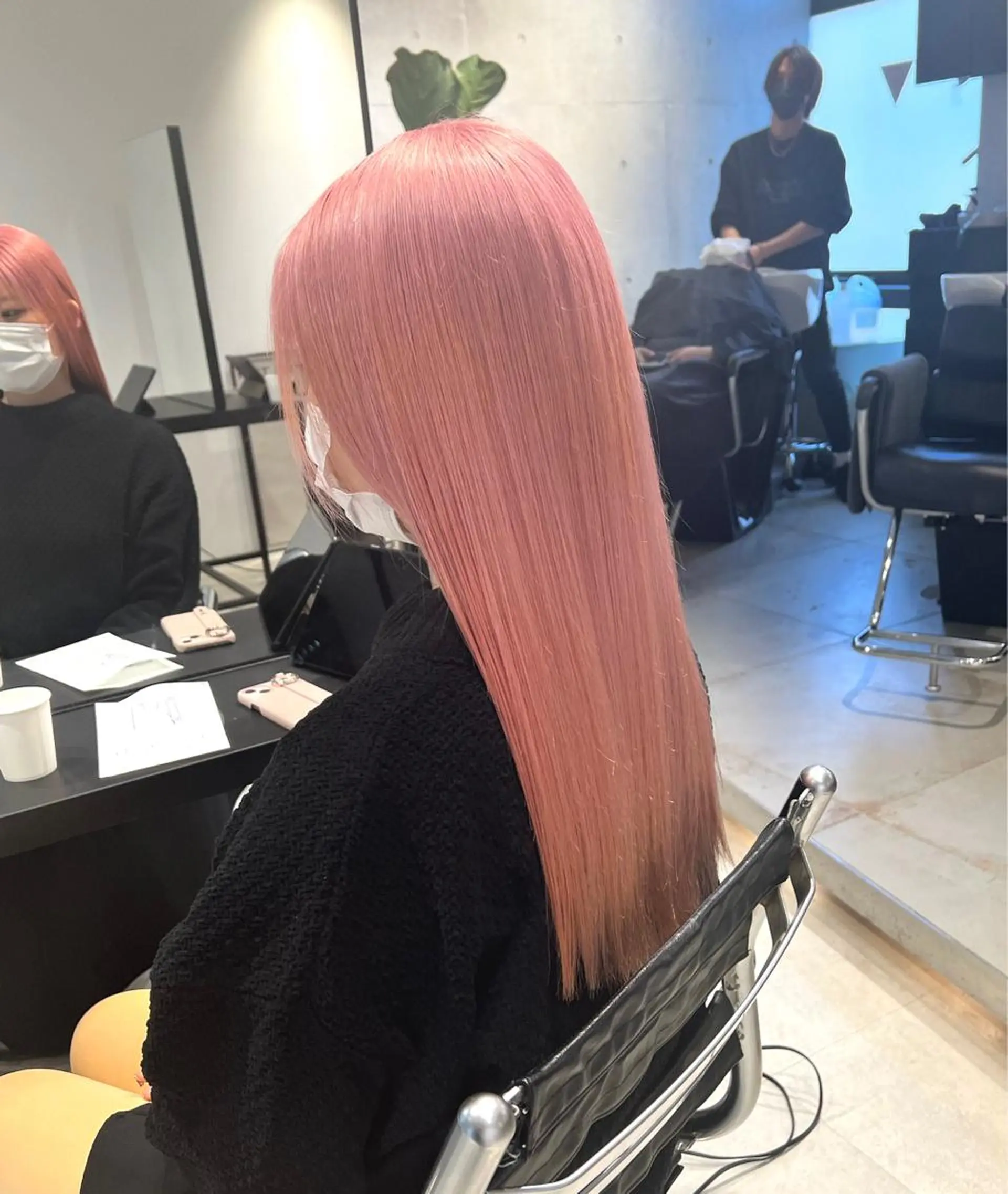 ロング カラー カット ヘアカラー トリートメント 赤みゼロ/透明感 カラー🌿KANTAのヘアスタイル