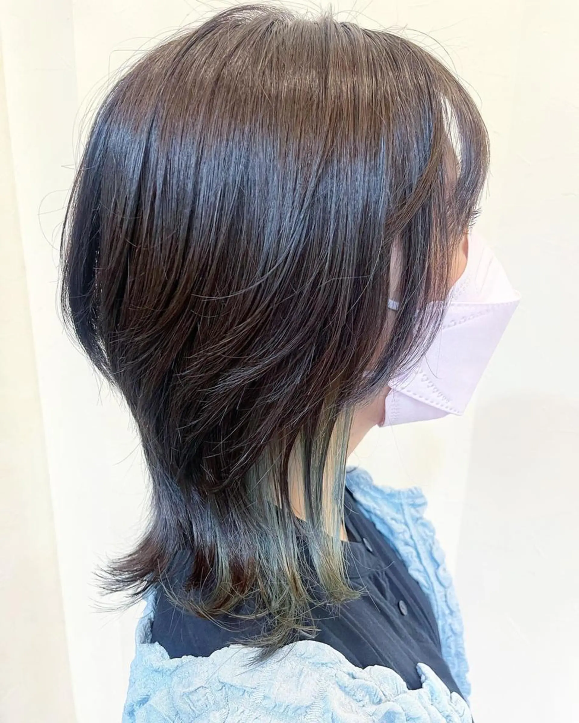 ショート カラー ダブルカラー イヤリングカラー ハイライトカラー インナーカラー ハイライト justbeauty CiNQのヘアスタイル