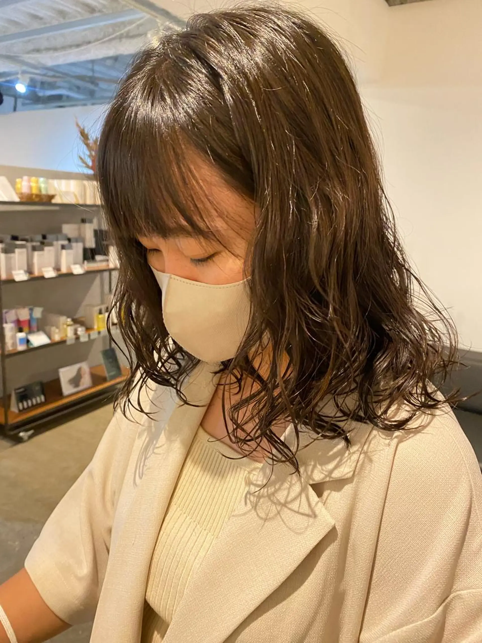 パーマ ari/ヘアセット レイヤーカット✂︎のヘアスタイル