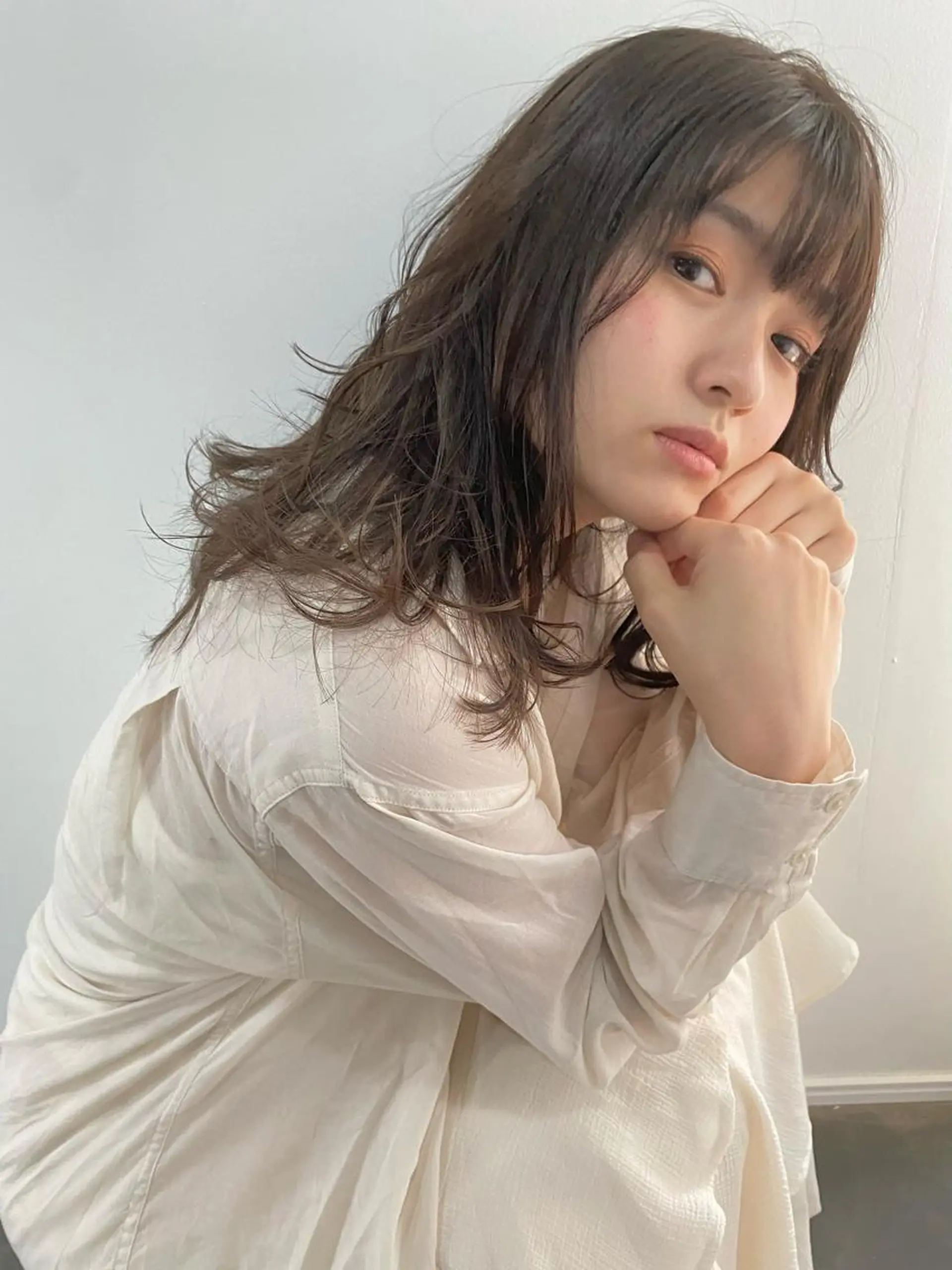 セミロング カラー パーマ ヘアアレンジ メンズ キッズ ネイル マツエク・マツパ アイブロウ カット ヘアカラー ヘアセット Stockオーナー 古田翔平のヘアスタイル