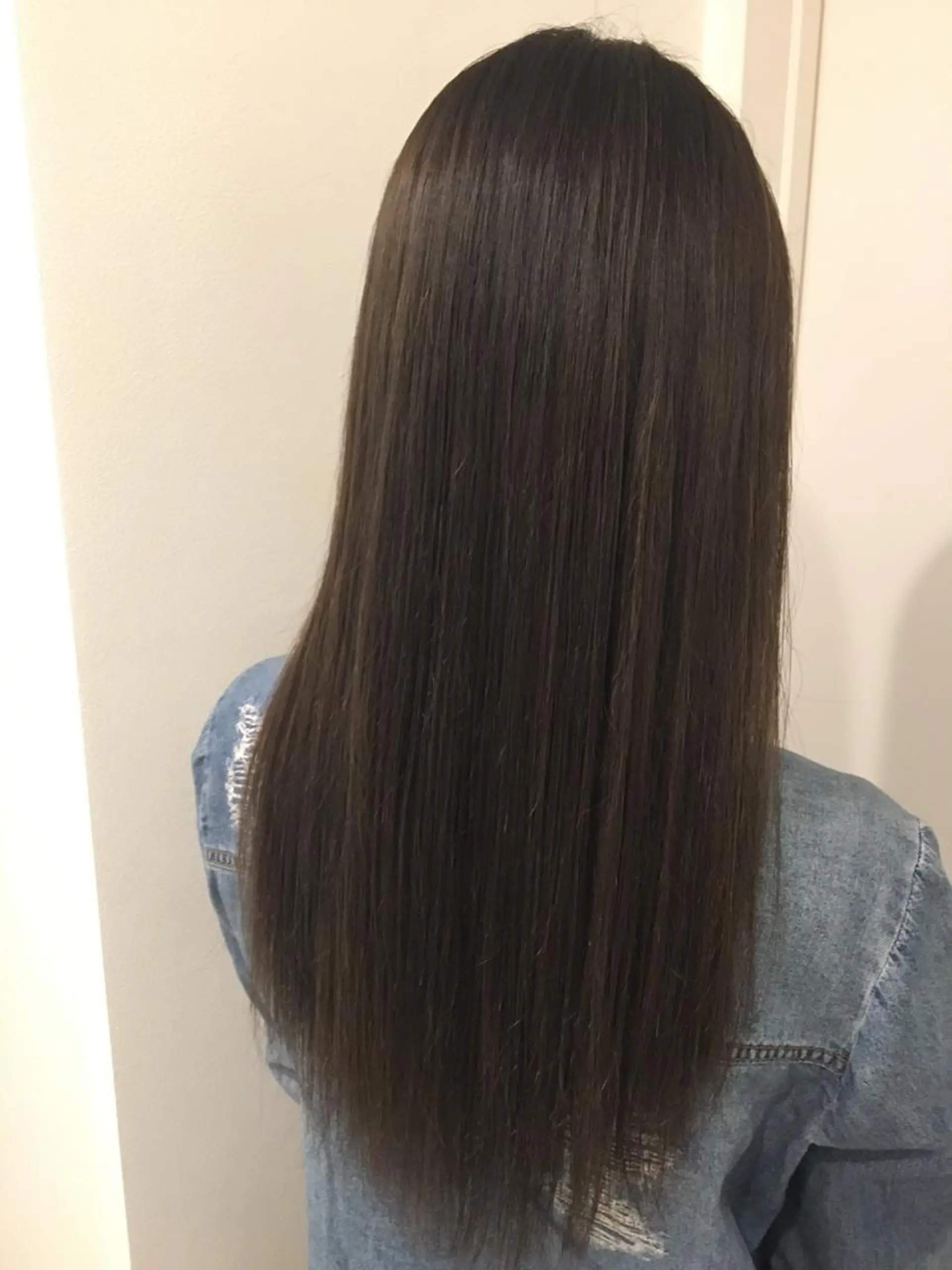 セミロング カラー 🌈評価No.1🌈 艶髪カラー❌エクステのヘアスタイル