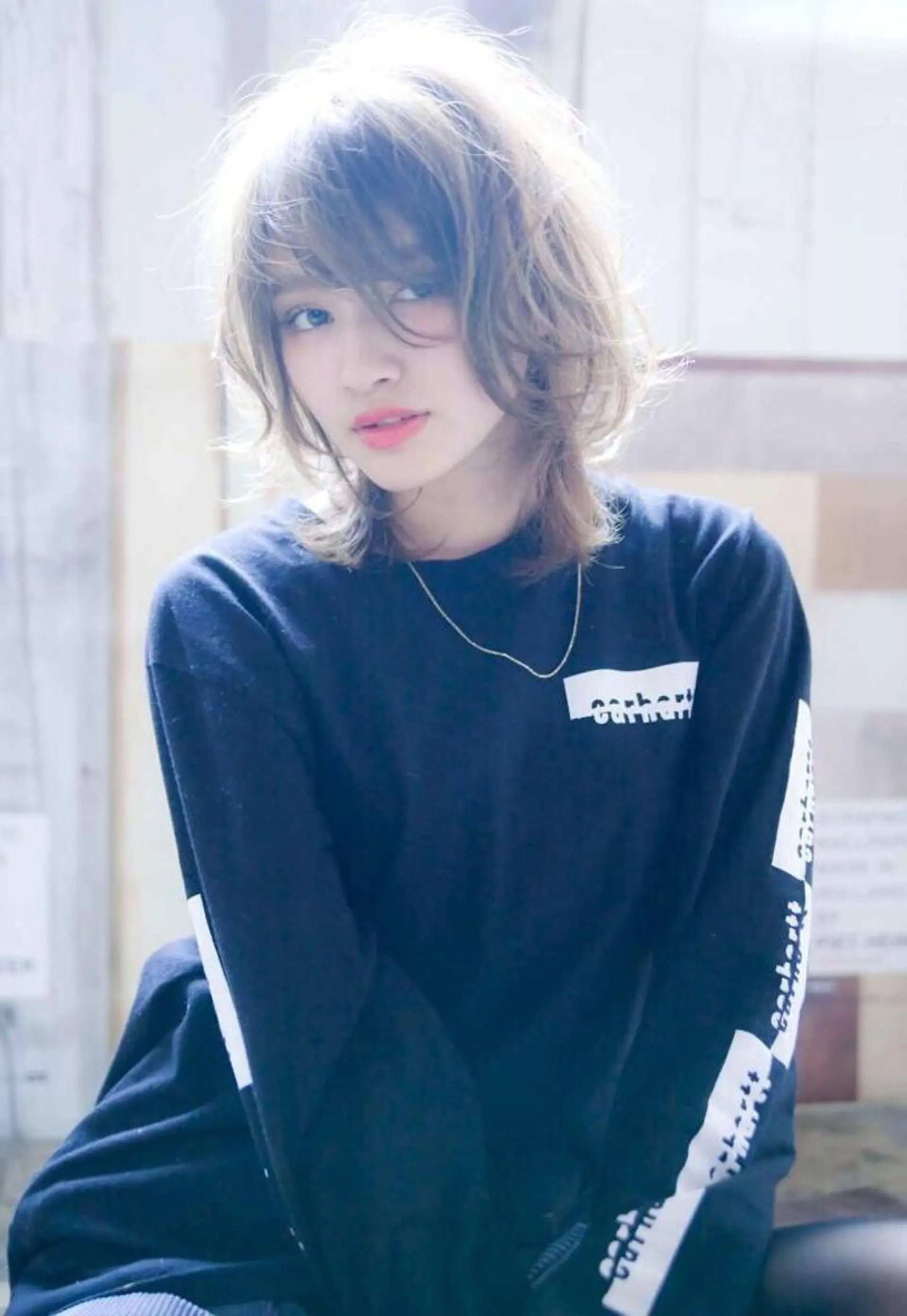 ミディアム 店長 茂野聖史のヘアスタイル