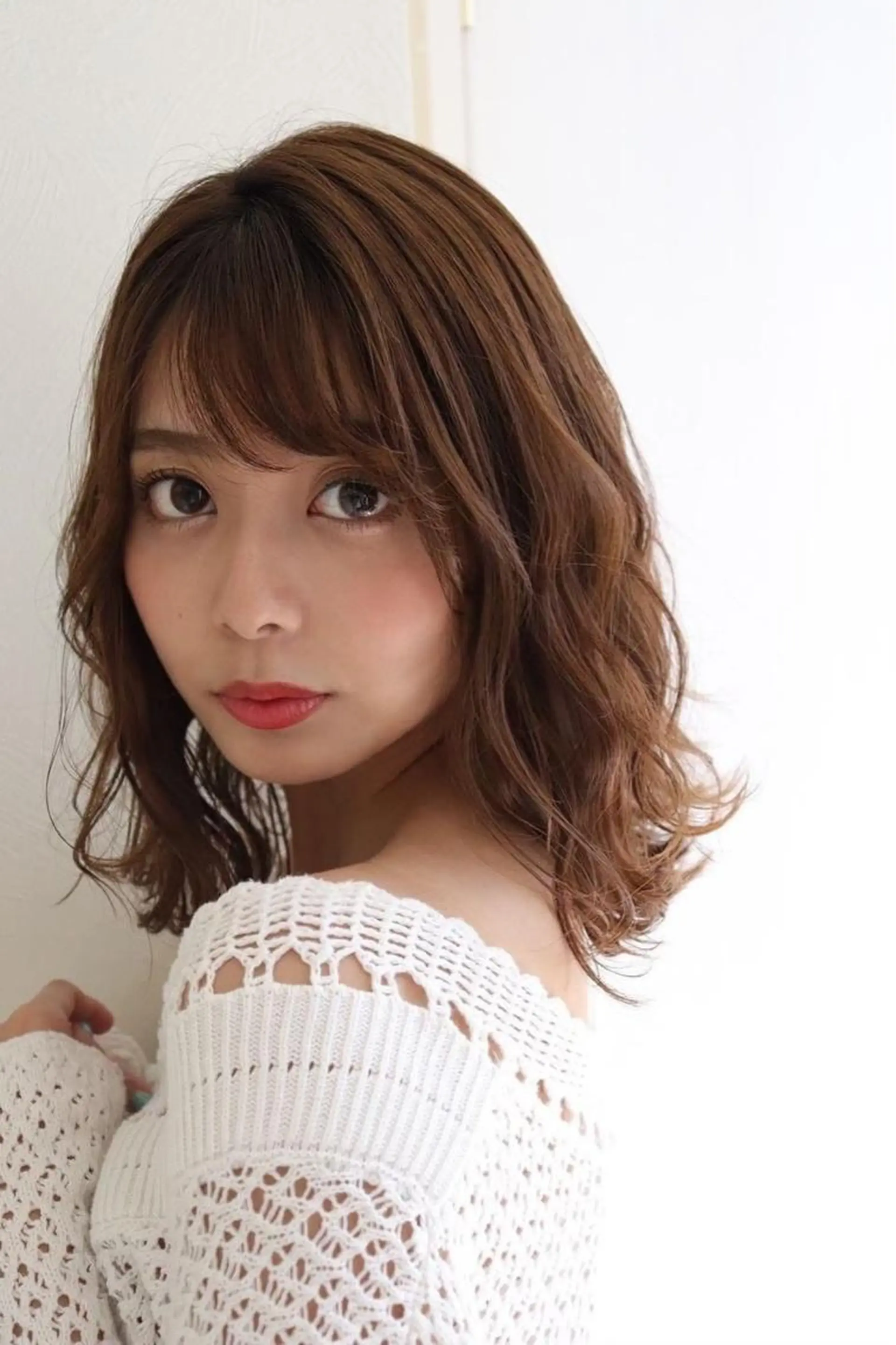 セミロング 💖レイヤー×美髪 💖momoのヘアスタイル