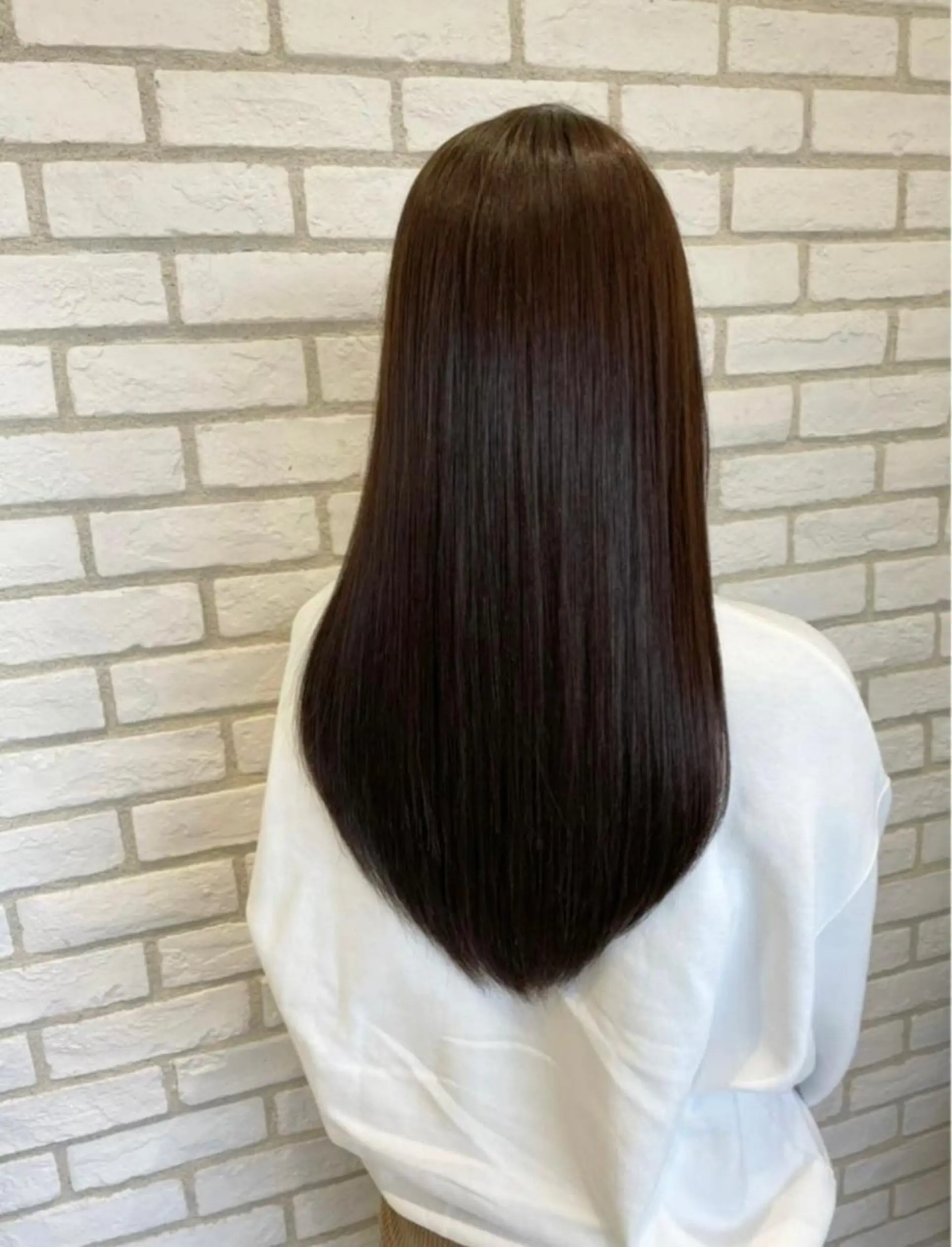 ロング パーマ 縮毛矯正 《艶髪質改善》 かのん☽⑅ ˖のヘアスタイル