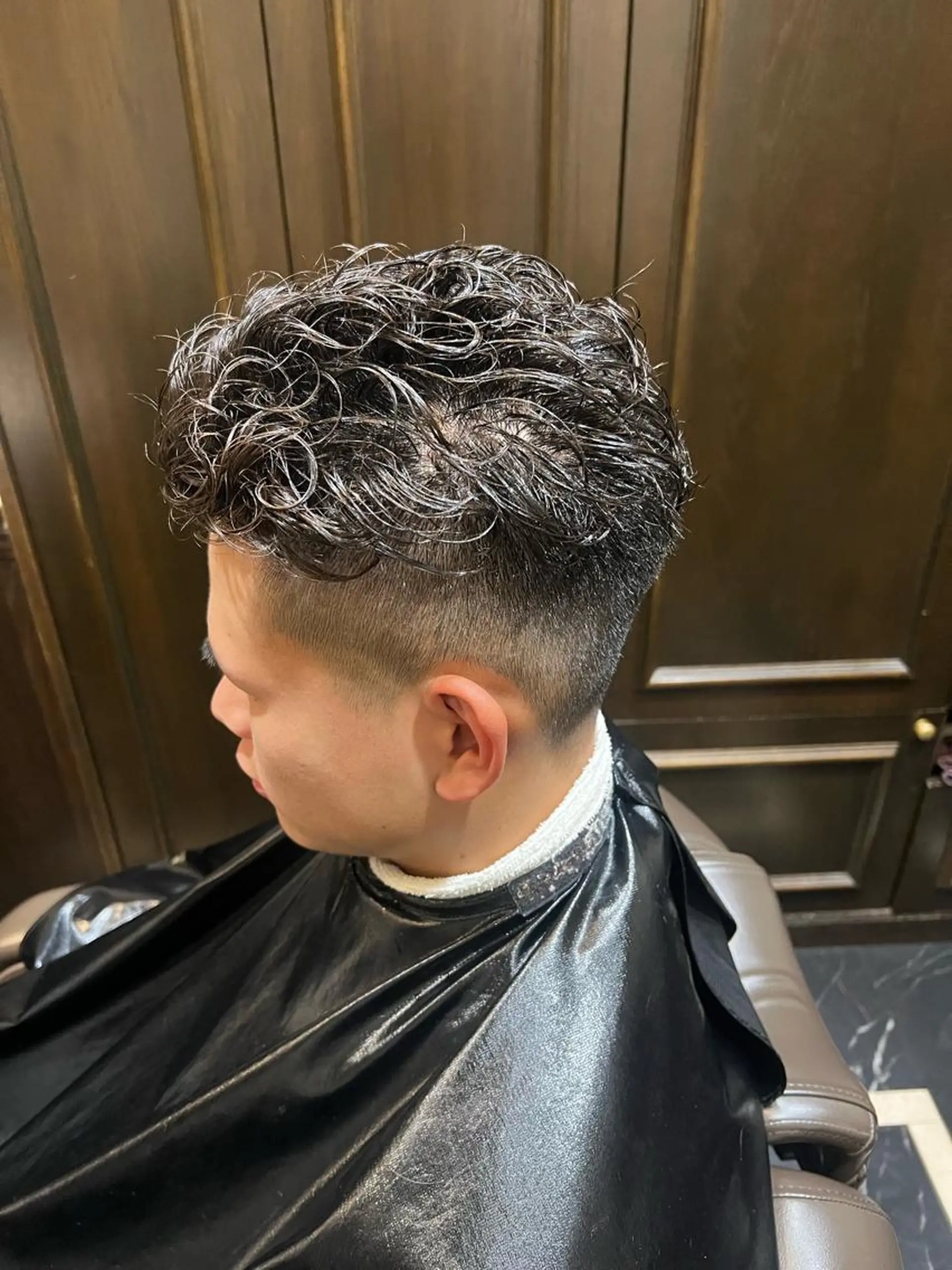 ショート パーマ メンズ 圓子 快のヘアスタイル