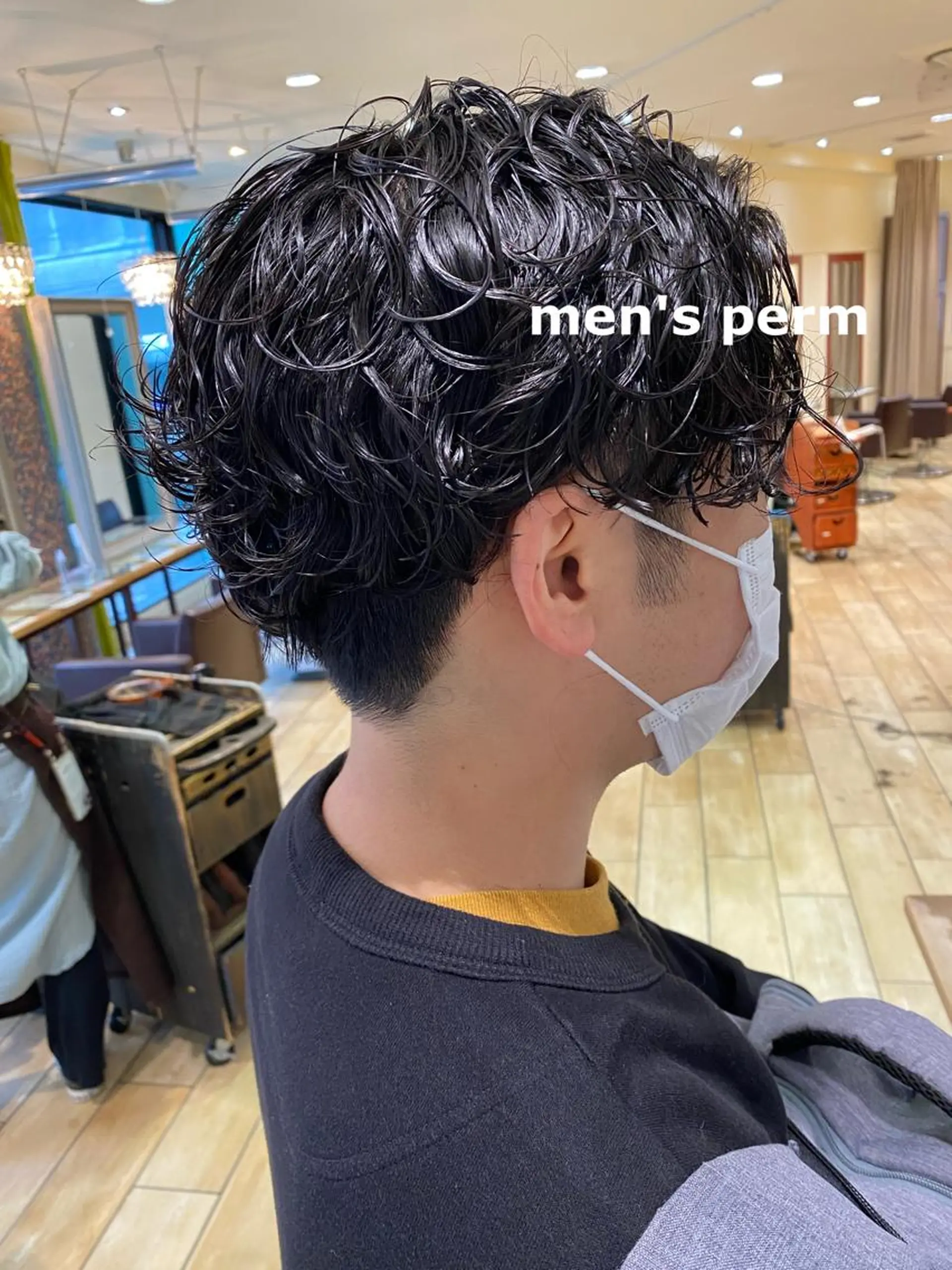 パーマ メンズ 暖色カラー🍒 yume ໒꒱のヘアスタイル