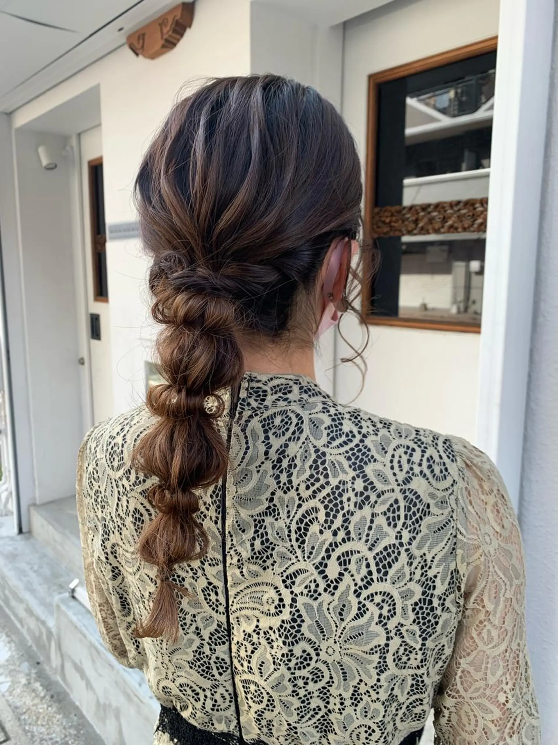 ロング SEAM アキホのヘアスタイル