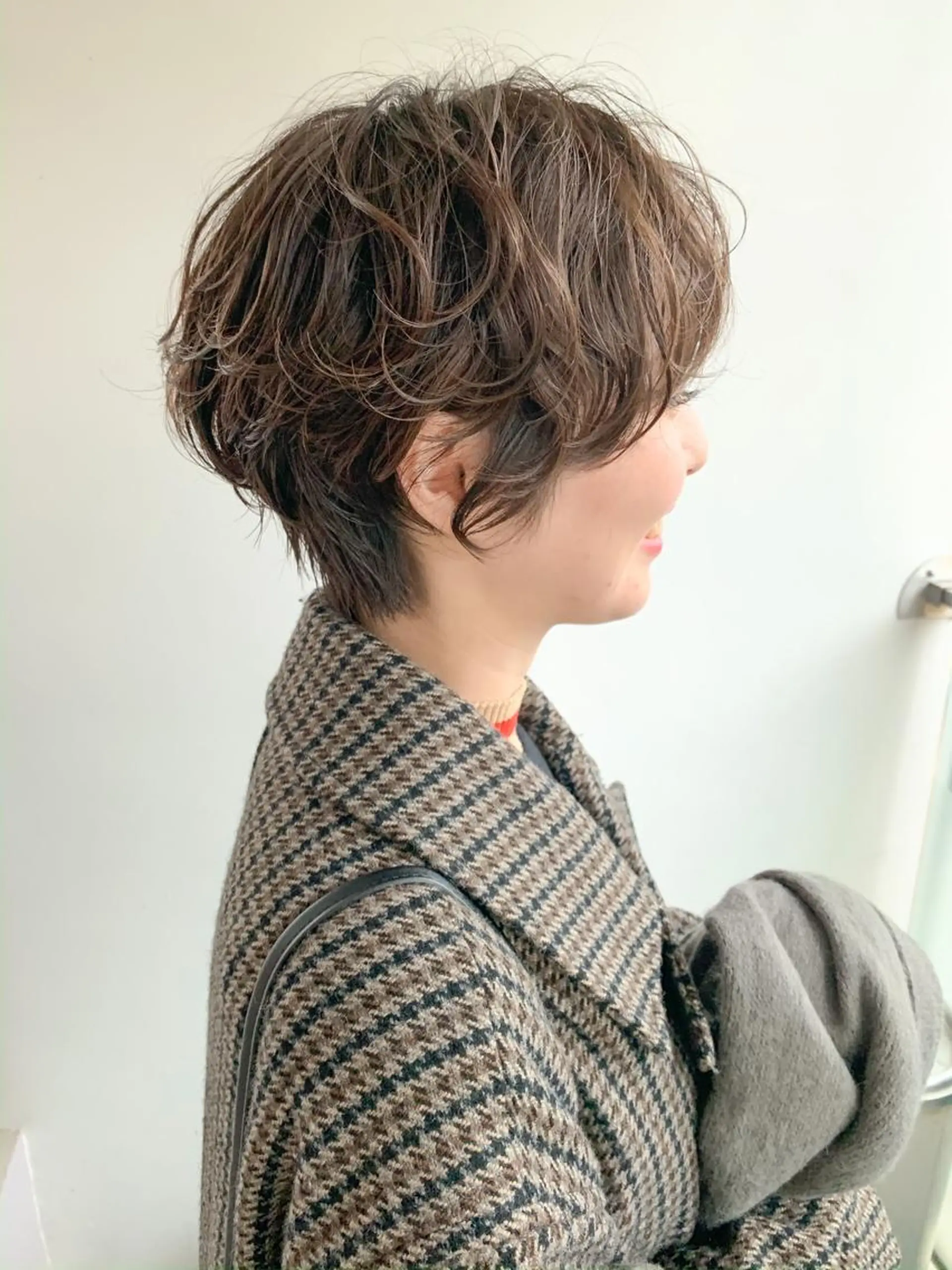 ショート カラー パーマ カット ヘアカラー パーマ トリートメント ショート/レイヤー なら石井知希のヘアスタイル