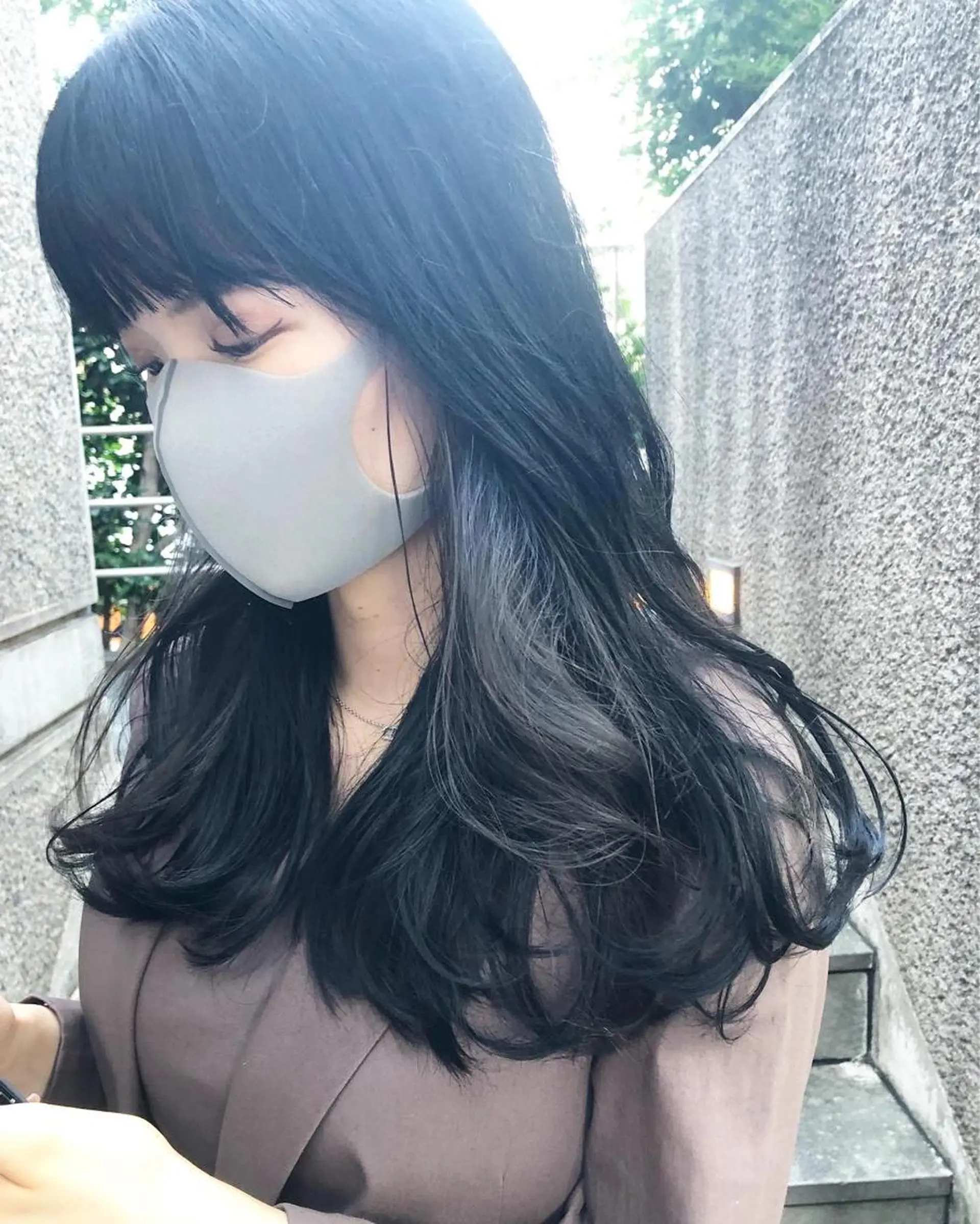 セミロング カラー ヘアアレンジ ヘアカラー メンズ特化✂️栗原 侑也のヘアスタイル