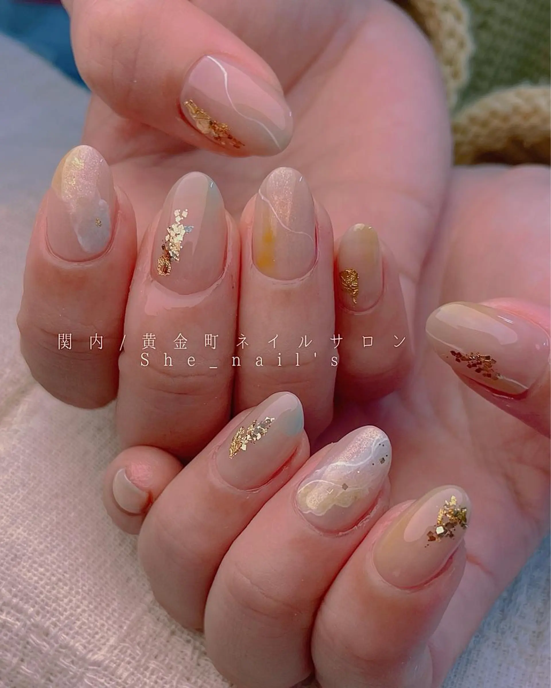 ネイル Blushオーナー Shiinaのネイルデザイン