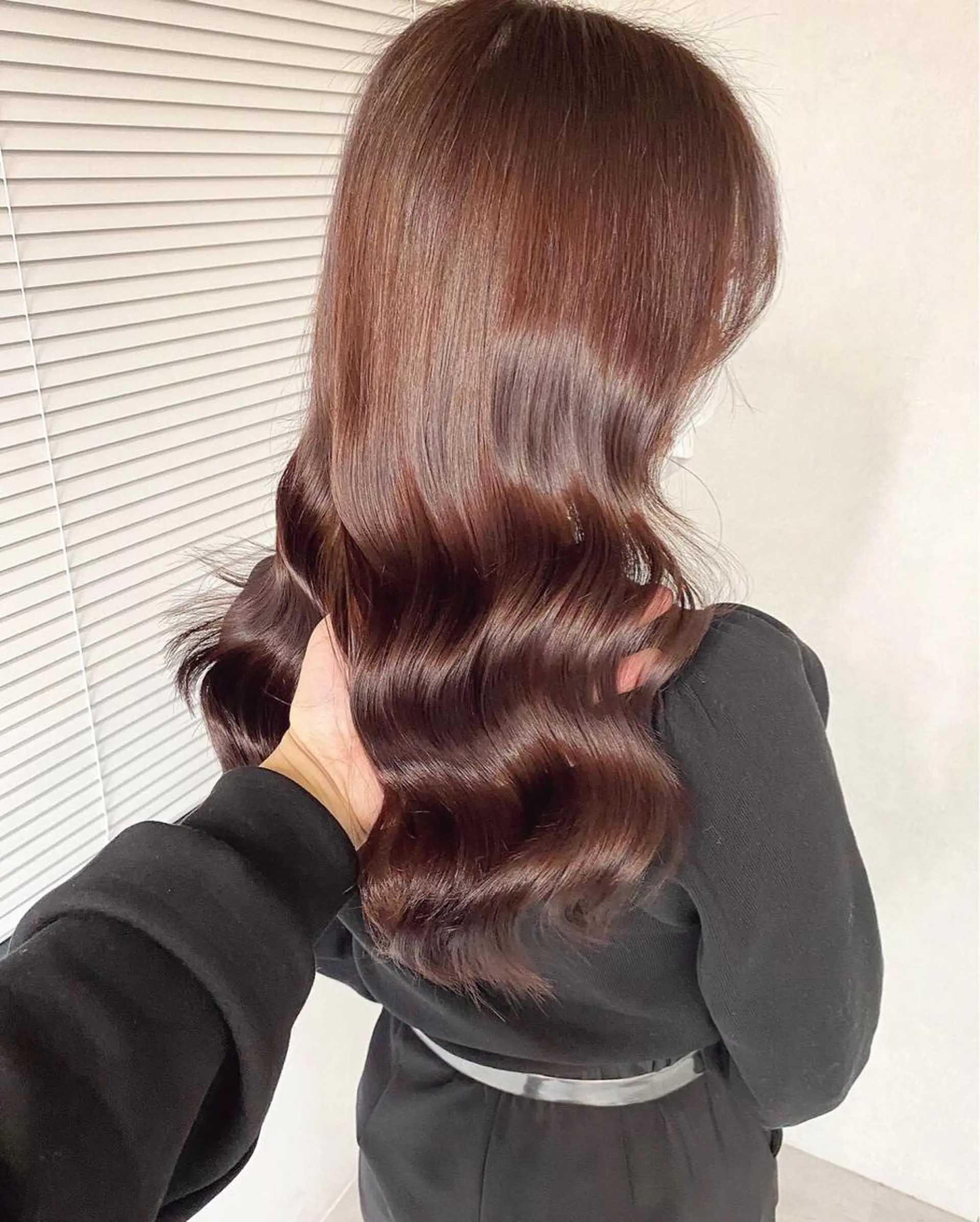 ミディアム カラー カット ヘアカラー 縮毛矯正 トリートメント 難波/心斎橋/ボブ/ 髪質改善/ハイトーンのヘアスタイル