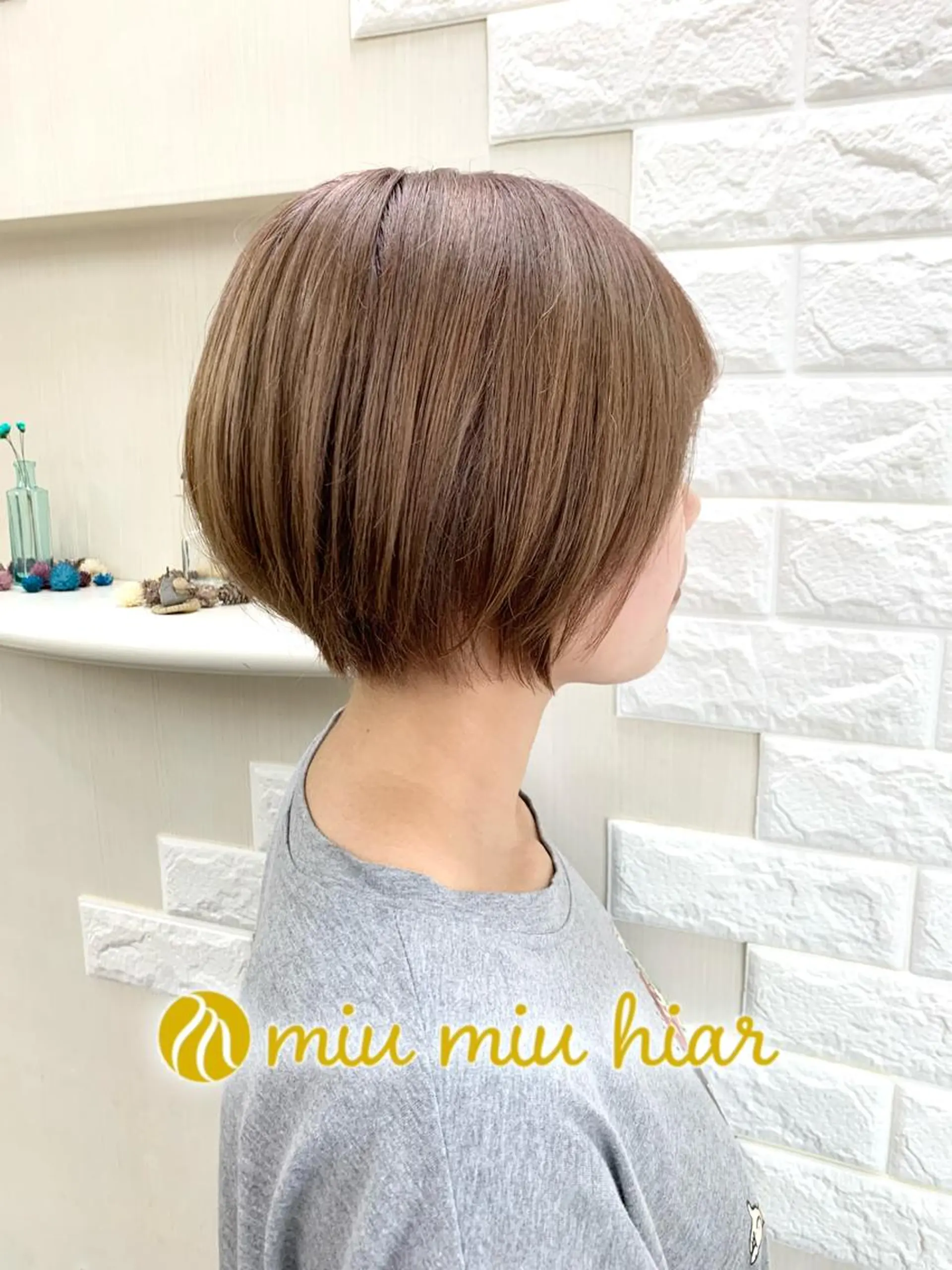 ショート カラー カット ヘアカラー トリートメント ビューティー　クララ所属・🌈miu miu hair✂️💕のヘアスタイル
