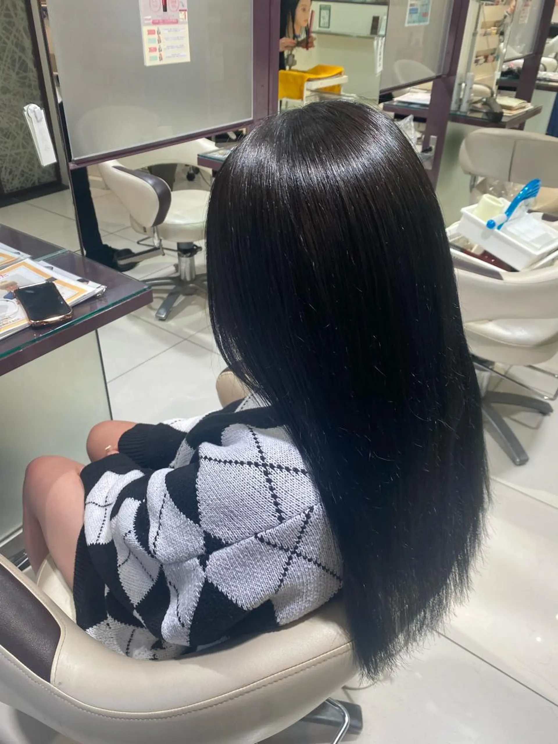 ロング カット ヘアカラー 透明感カラー💜艶髪 sayakaのヘアスタイル
