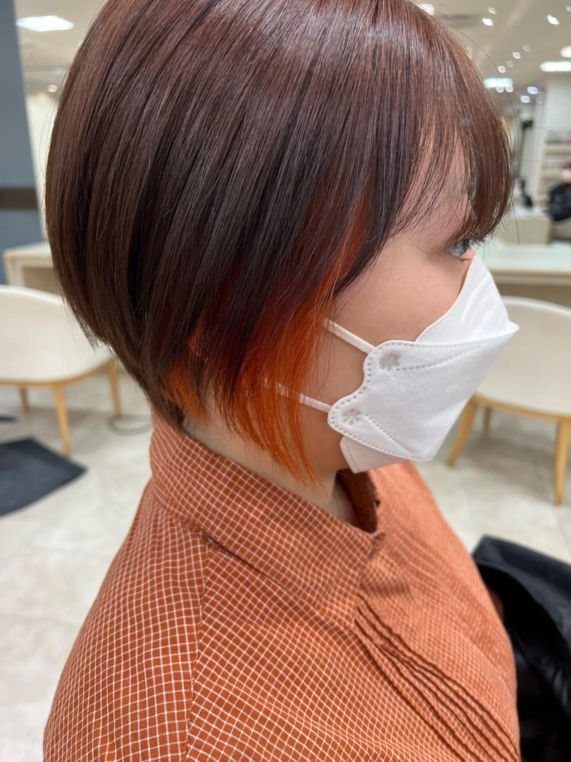 ショート カラー インナーカラー ヘアカラー トリートメント 盛れるレイヤーカット 得意🌹井上美沙のヘアスタイル