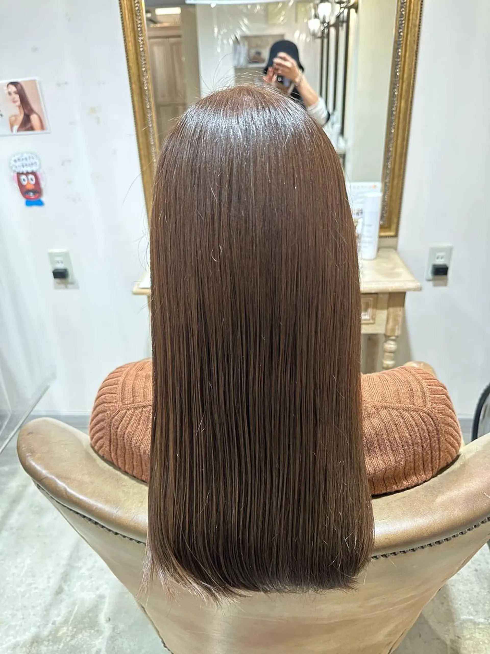 ロング カラー グレージュ ロング 馬渕 拓海のヘアスタイル