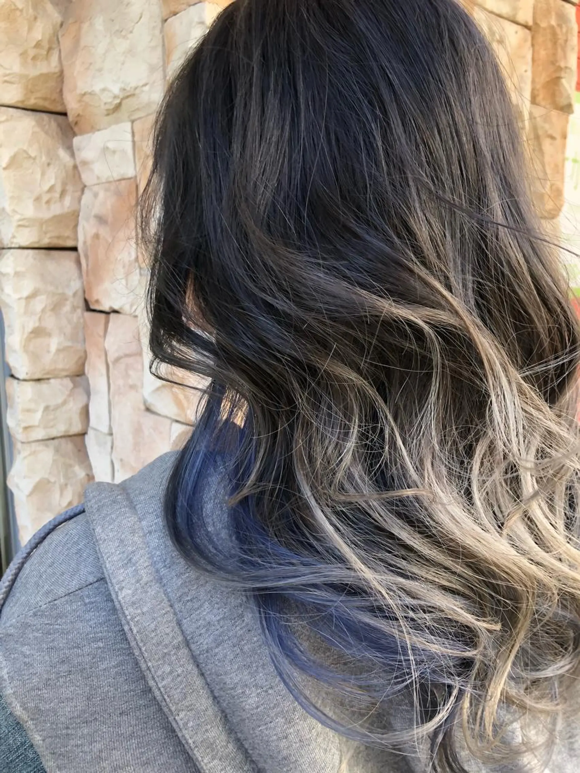 ロング カラー 脱白髪染め専門店HAKUA PLUS白髪ぼかし町田2号店所属・カットモデル募集中！ 大月竜斗のヘアスタイル