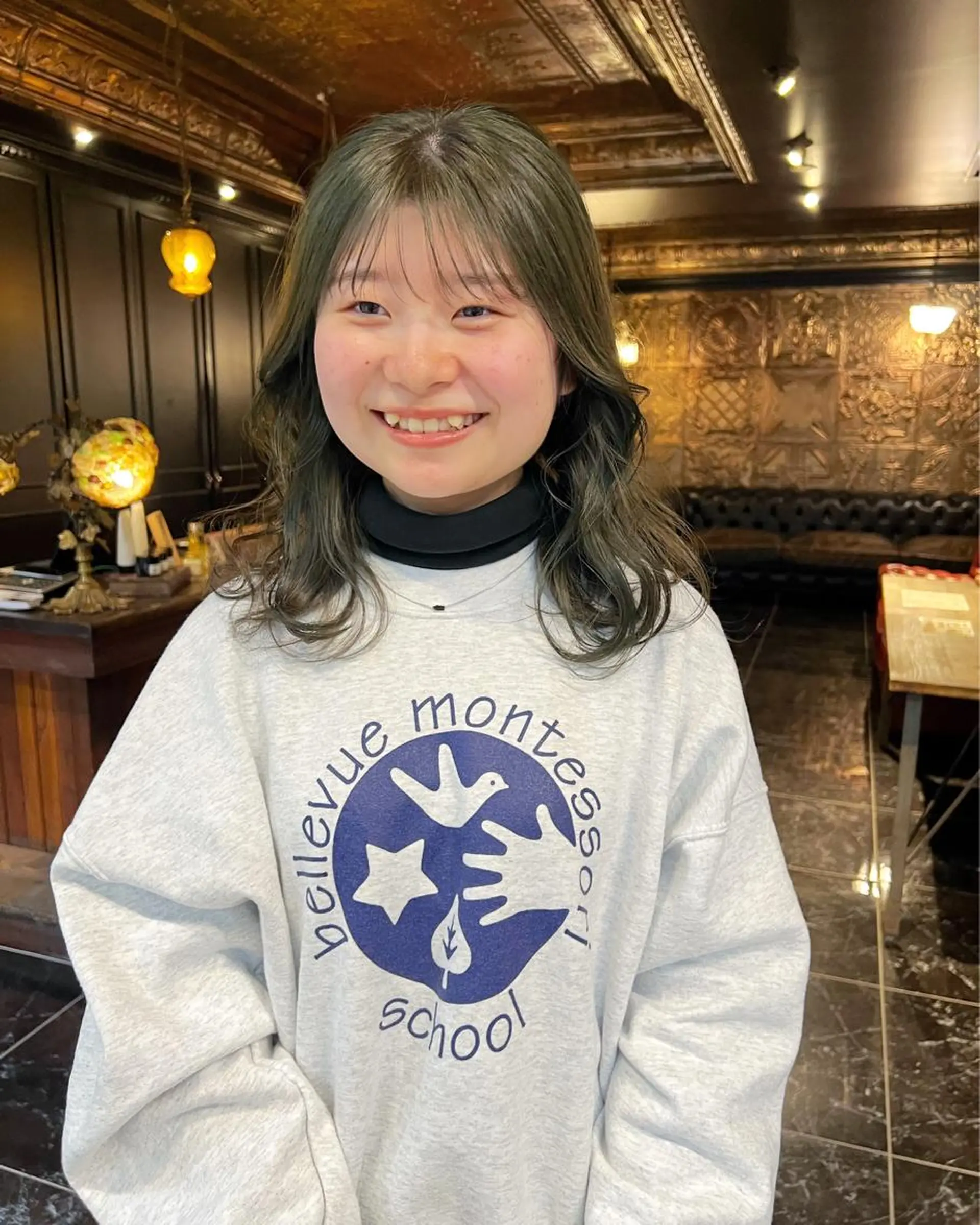 ロング カラー ブリーチ ダブルカラー ブリーチなしカラー 顔まわりレイヤー レイヤーカット ヘアカラー 圧倒的デザイン力 店長🎨RENAのヘアスタイル